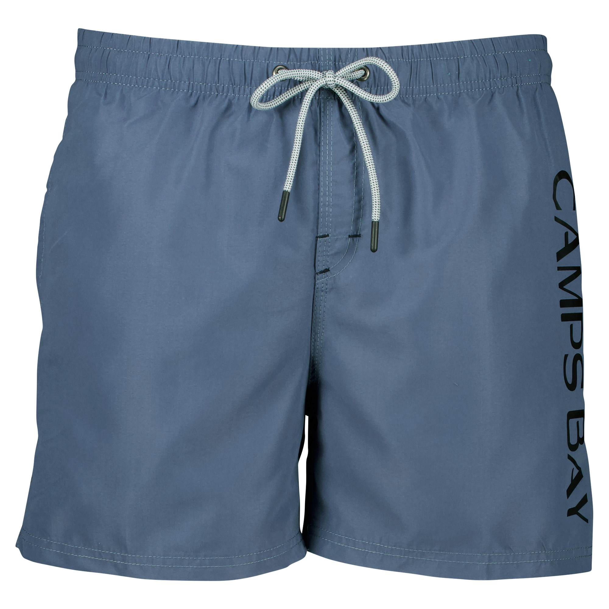 Männliches Model mit CAMPS BAY Badeshorts in Grau
