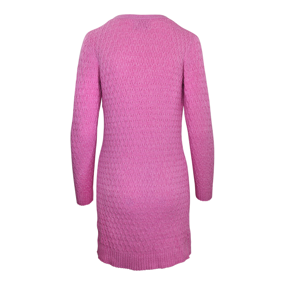 Weibliches Model mit CAMPS BAY Strickjacke in Cyclamen Melange
