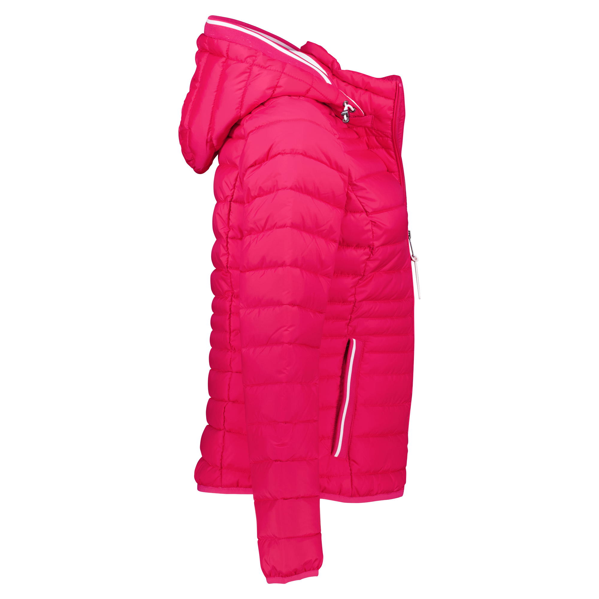 Weibliches Model mit CAMPS BAY Steppjacke in Bright Rose