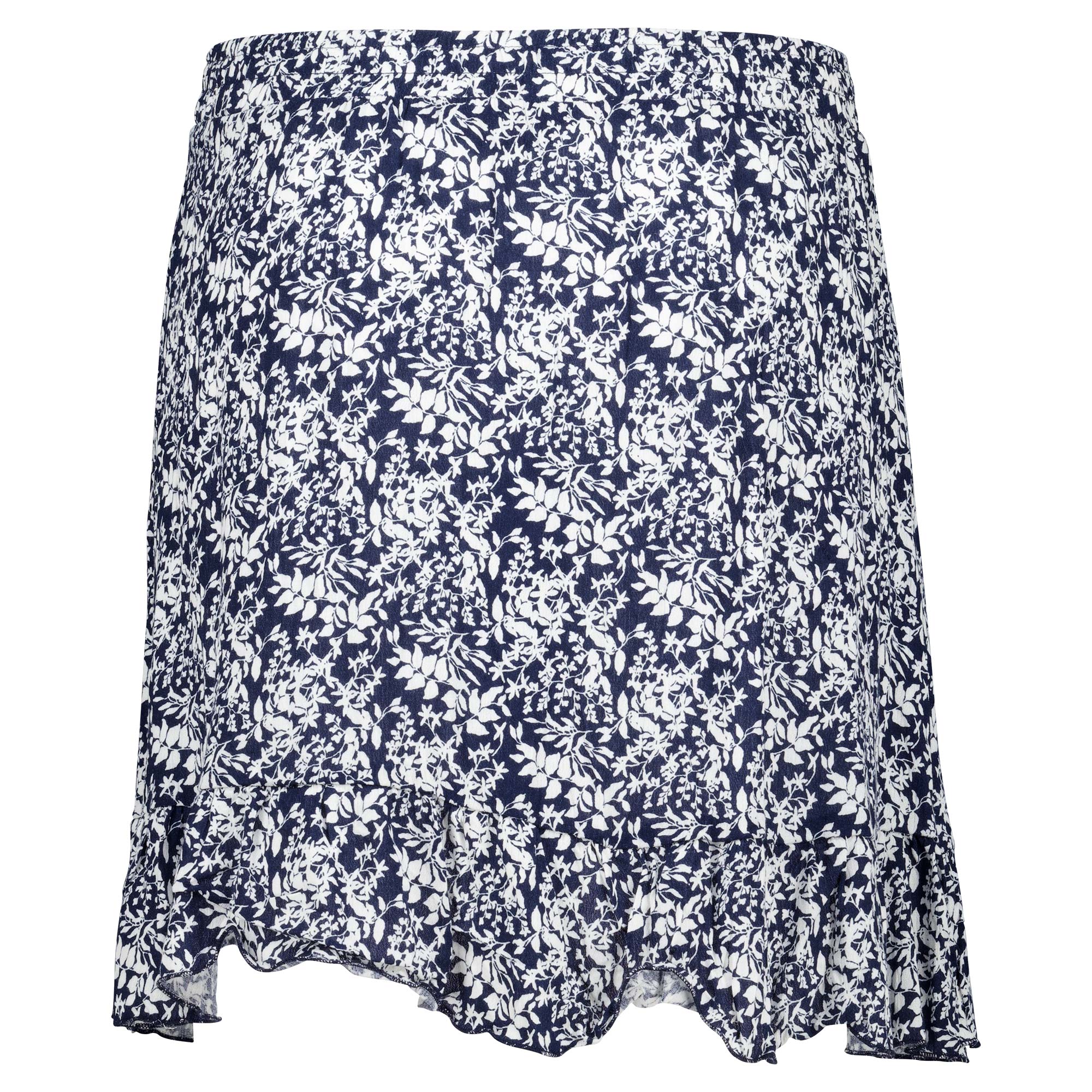 Weibliches Model mit Rock Your Day Rock in Navy-Flower
