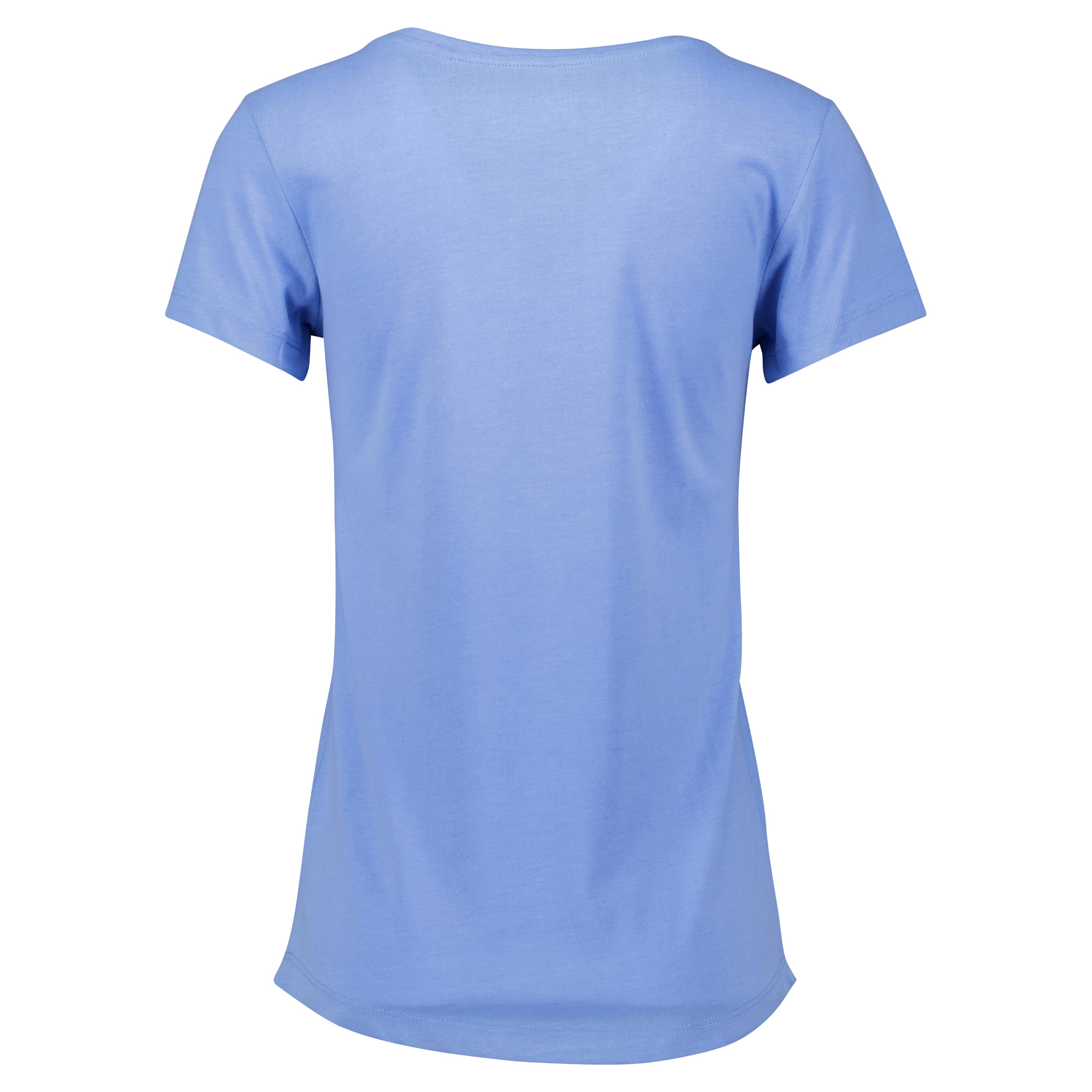 Weibliches Model mit Rock You Day T-Shirt in Provence Melange