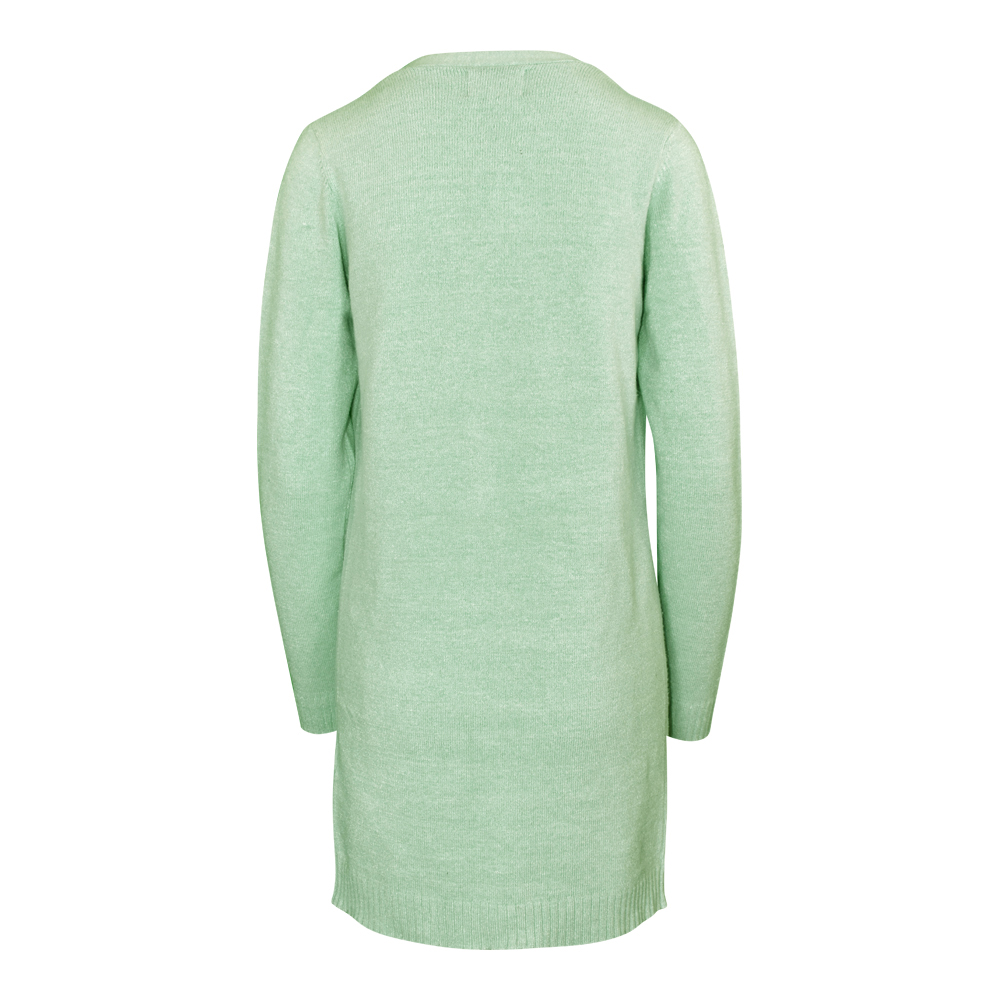 Weibliches Model mit CAMPS BAY Strickjacke in Harbour Grey
