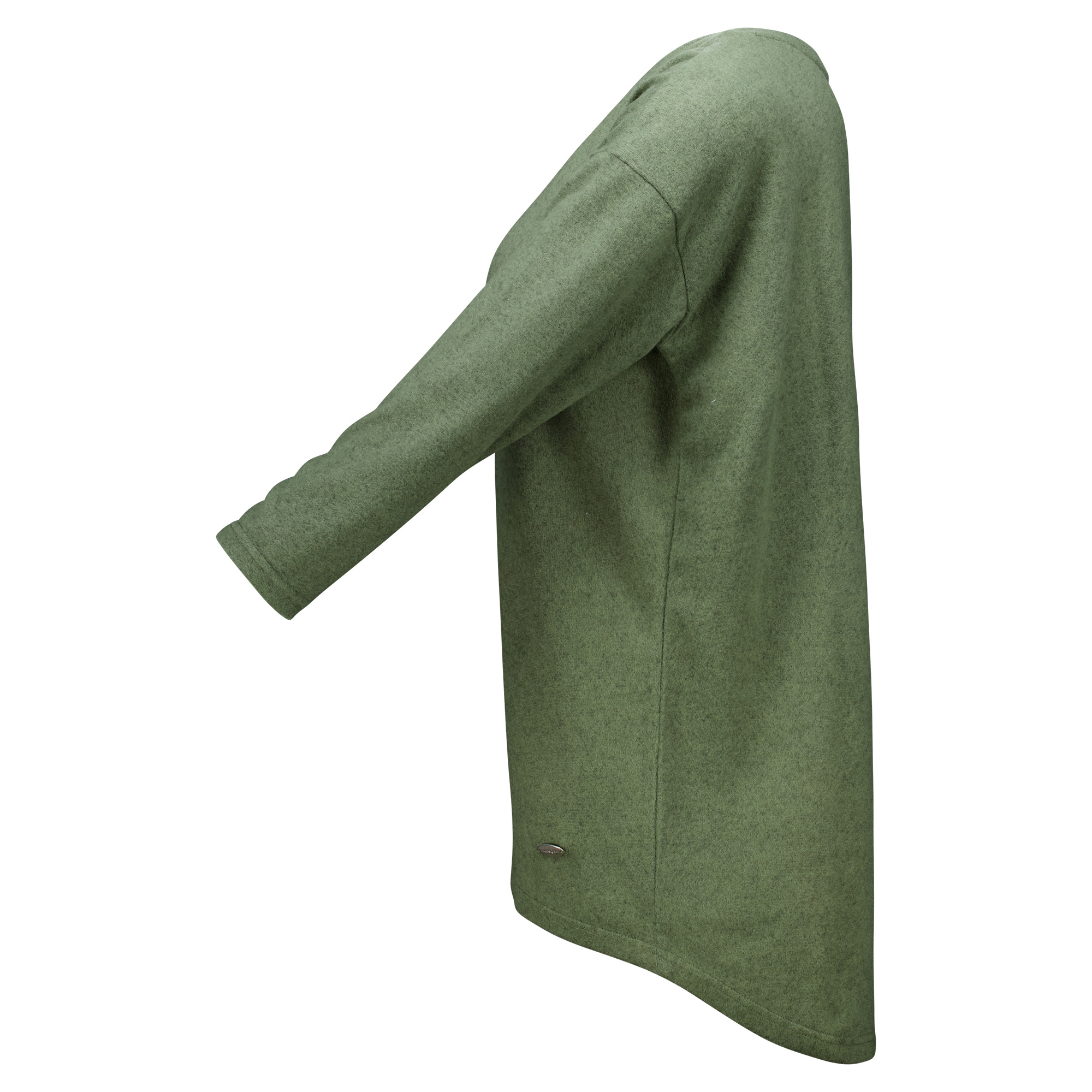 Weibliches Model mit CAMPS BAY Shirt in Khaki Marl