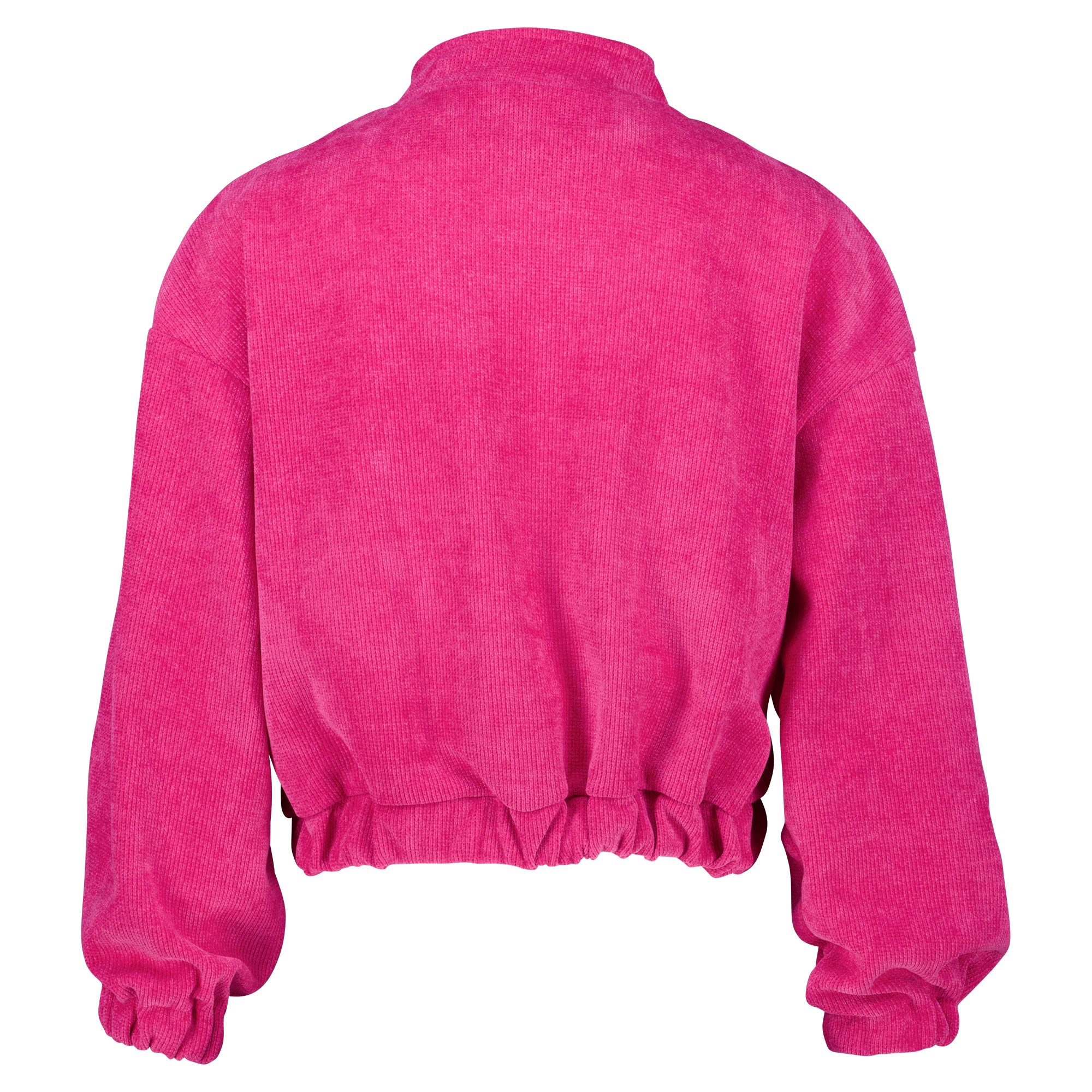 Weibliches Model mit Küstenzauber Jacke in Pink