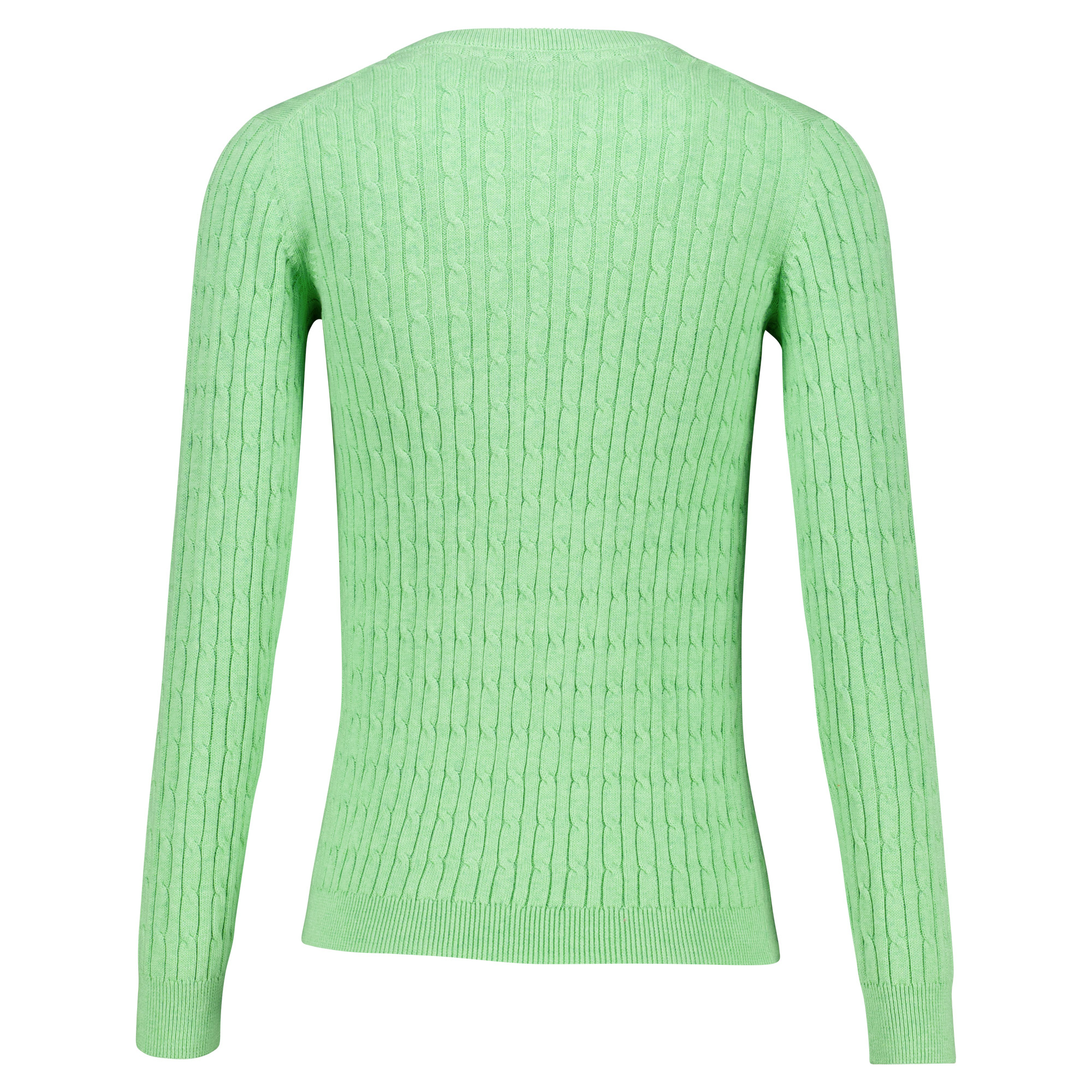 Weibliches Model mit CAMPS BAY Pullover in Green