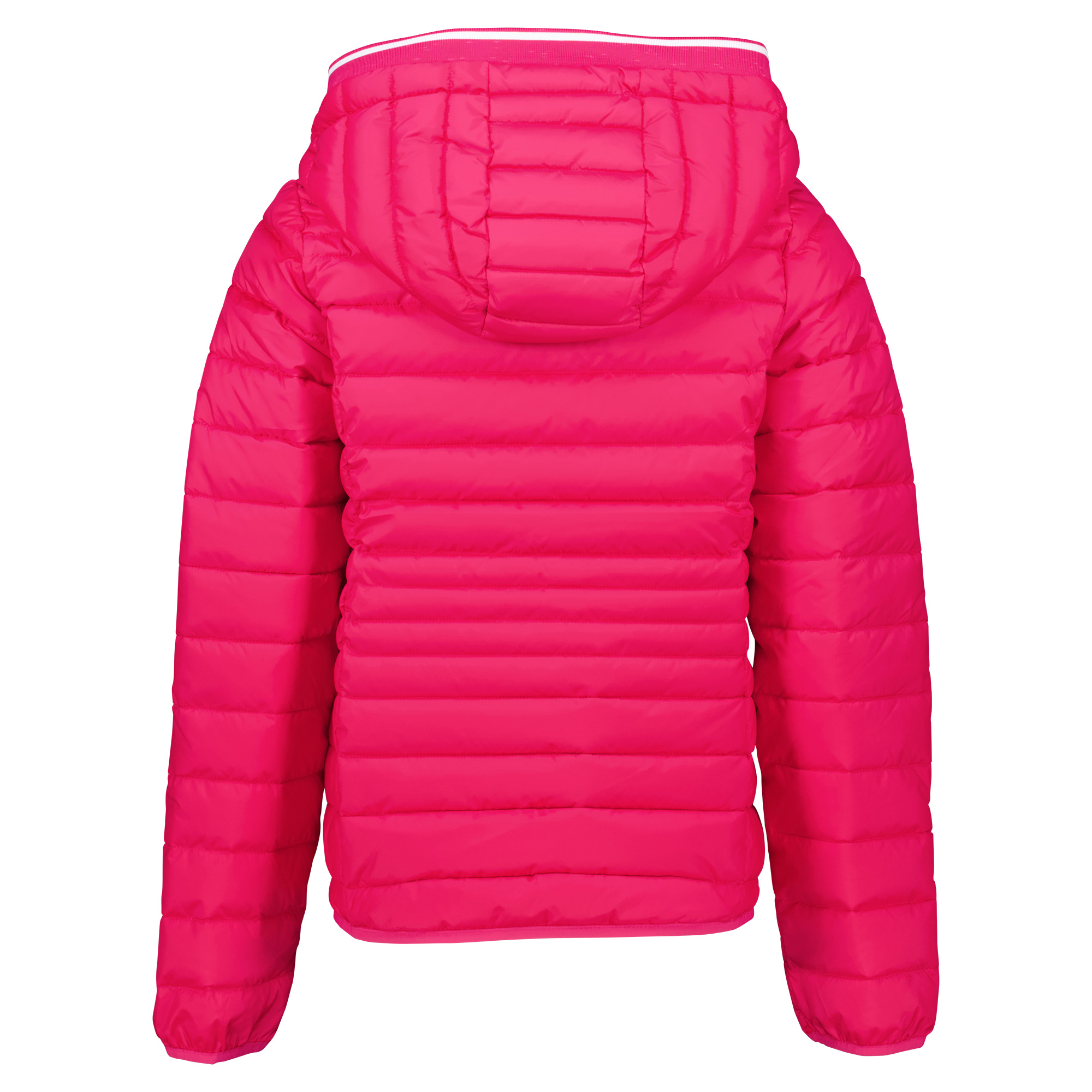 Weibliches Model mit CAMPS BAY Steppjacke in Bright Rose