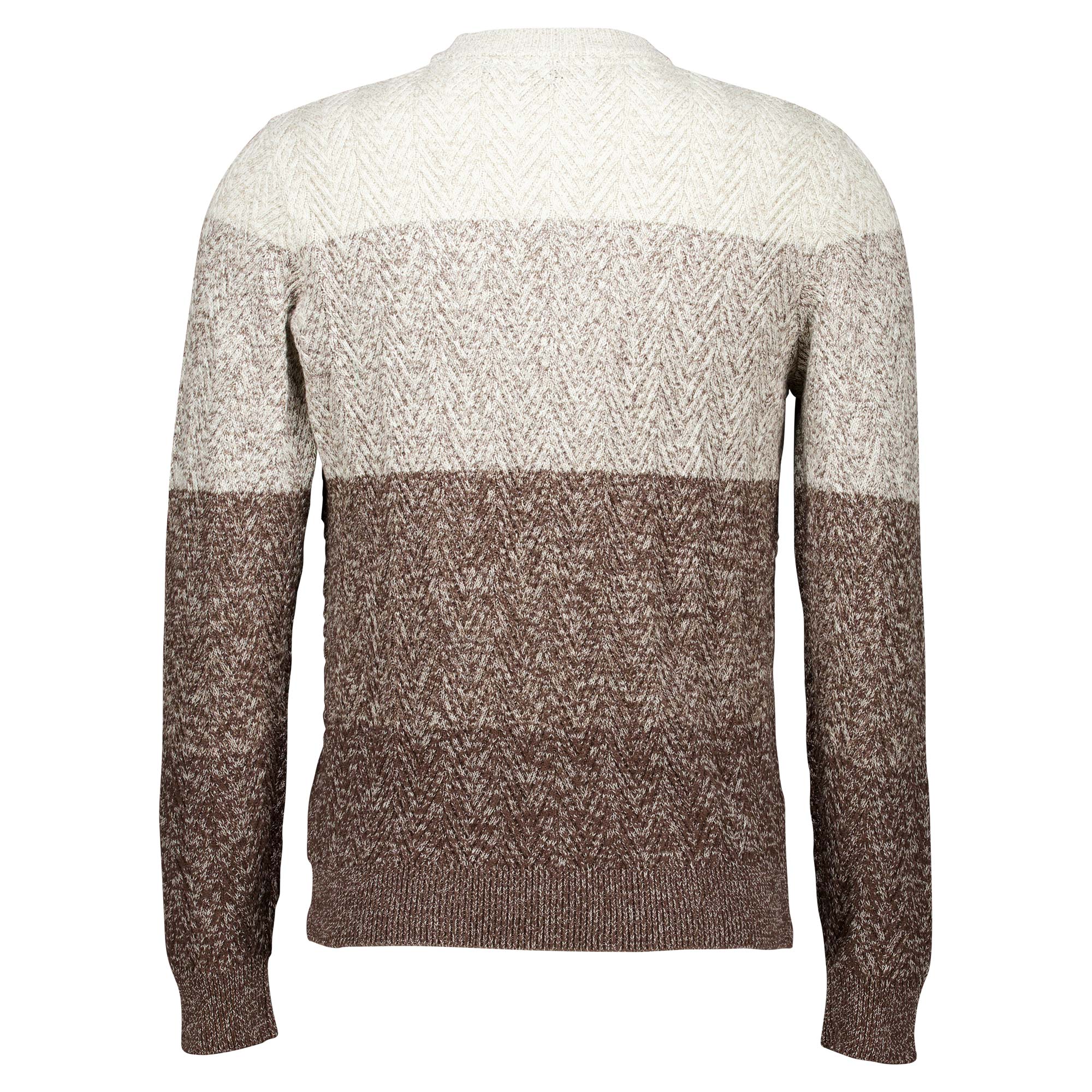 Männliches Model mit CAMPS BAY Strickpullover in Beige