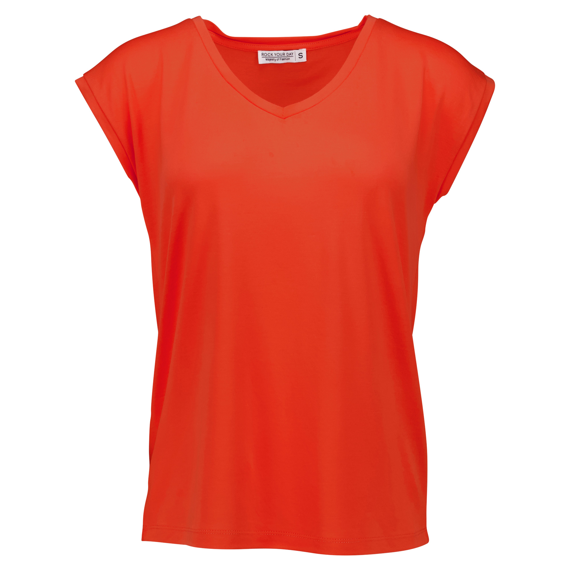 Weibliches Model mit Rock Your Day T-Shirt 