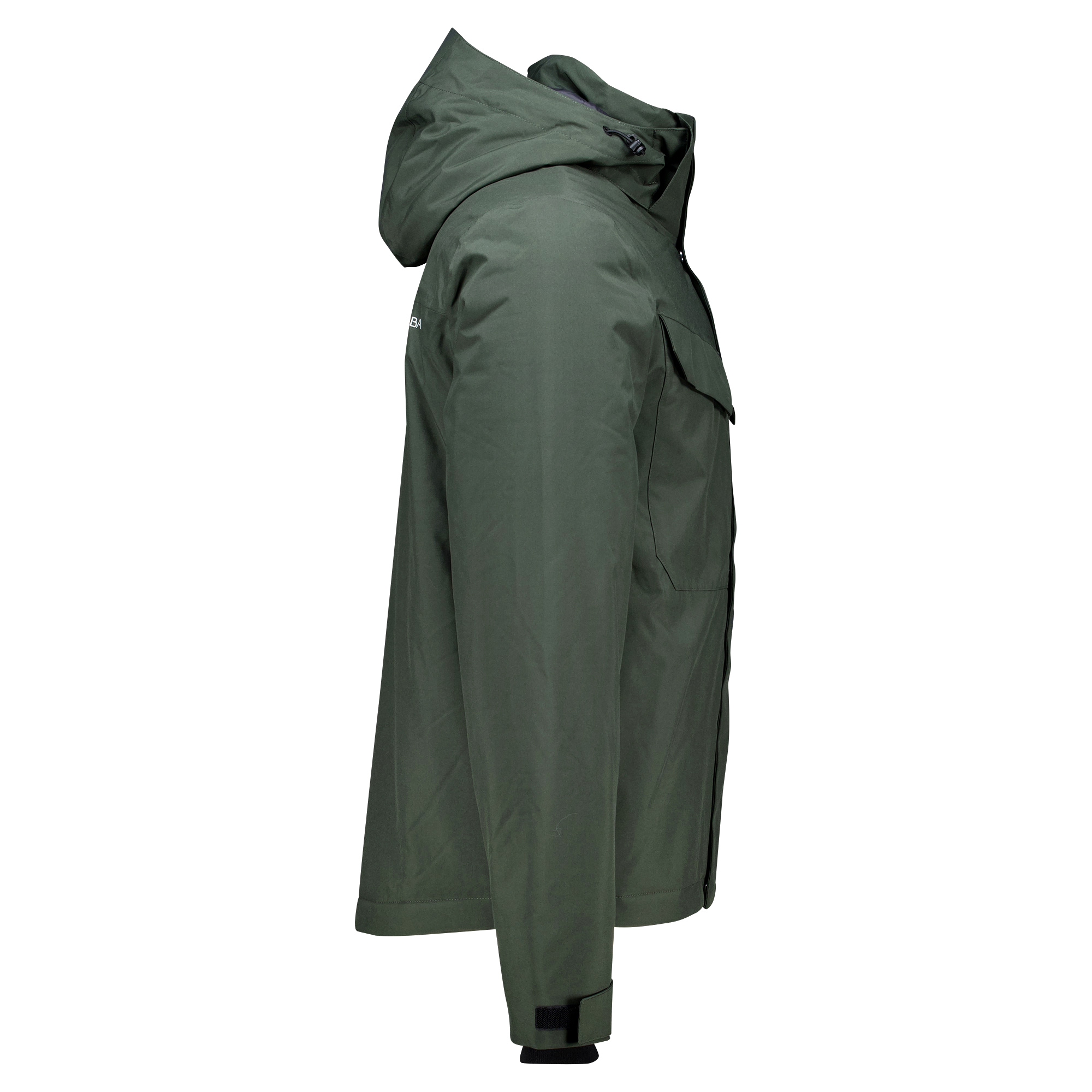 Männliches Model mit CAMPS BAY Funktionsjacke in Forest Green