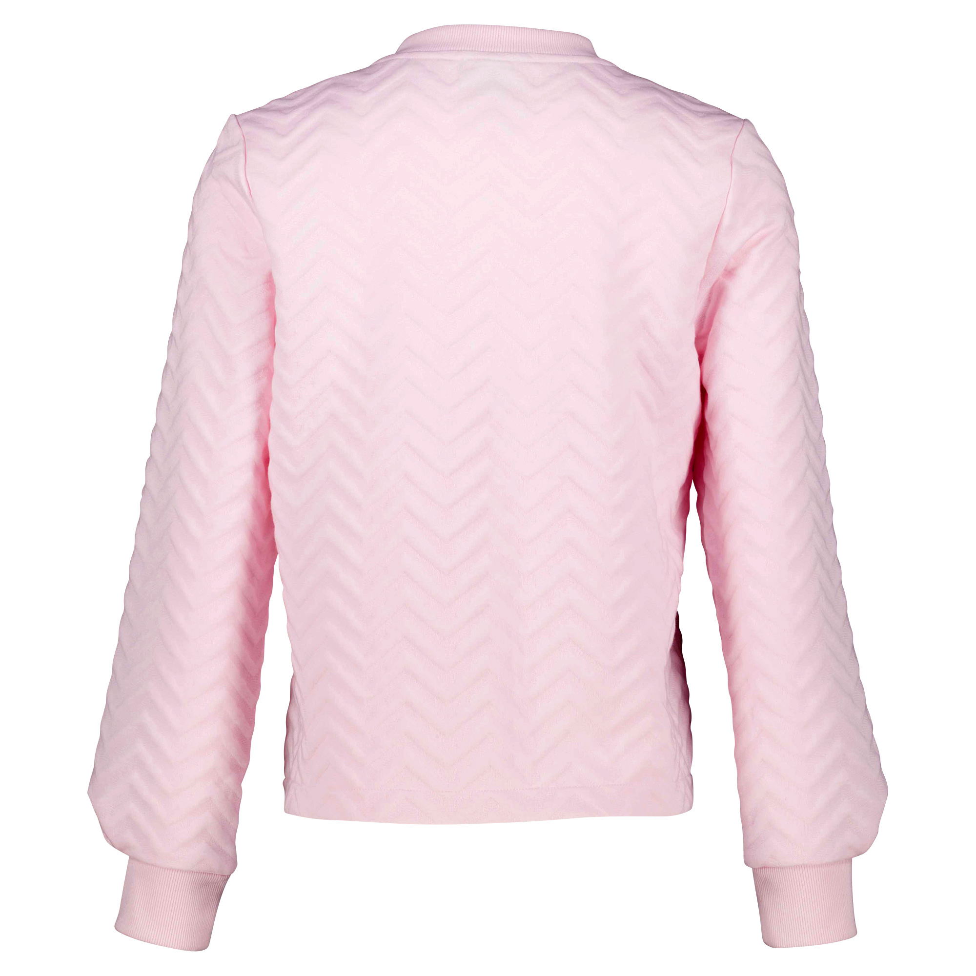 Weibliches Model mit CAMPS BAY Sweatjacke in Rose