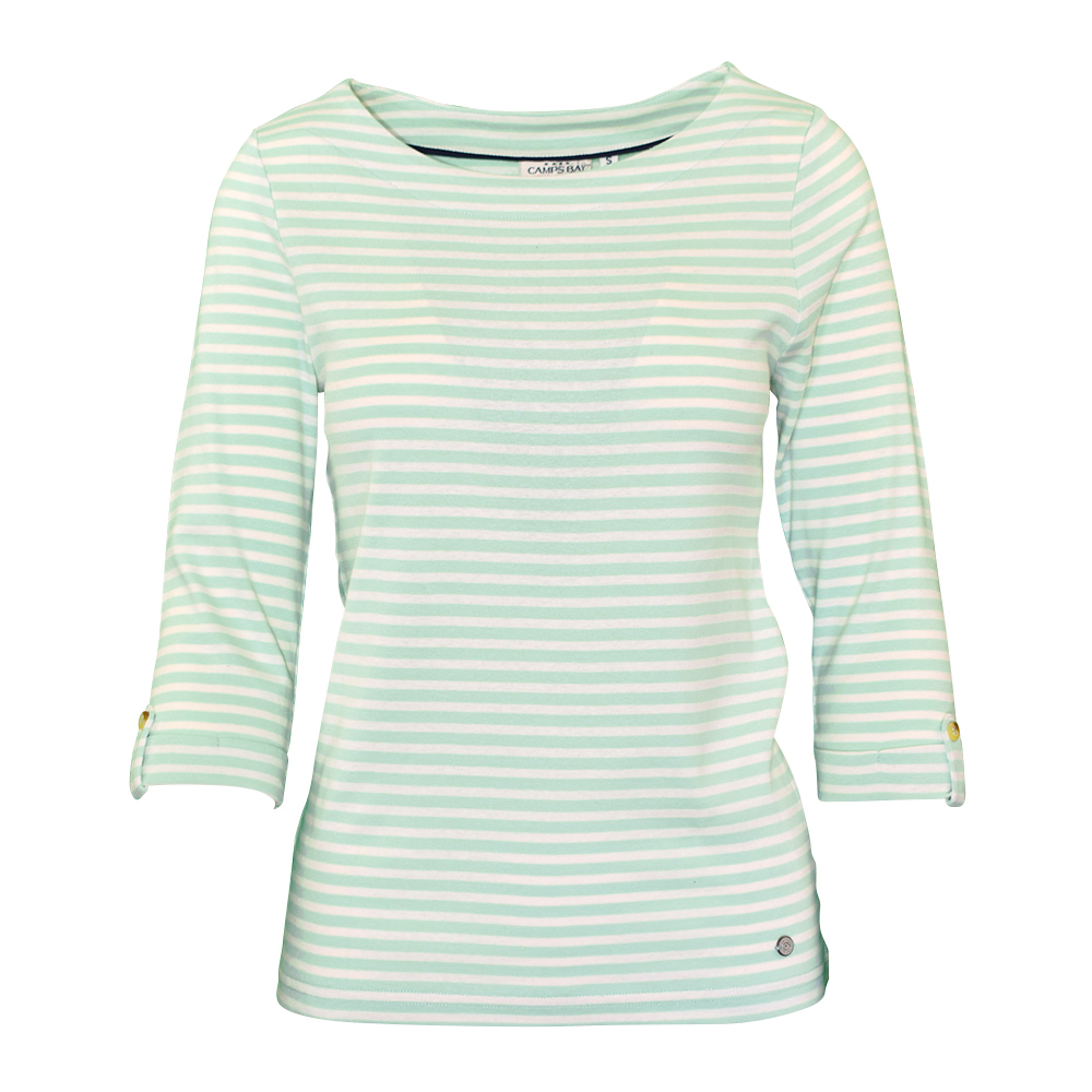 Weibliches Model mit CAMPS BAY Shirt in Harbour Grey