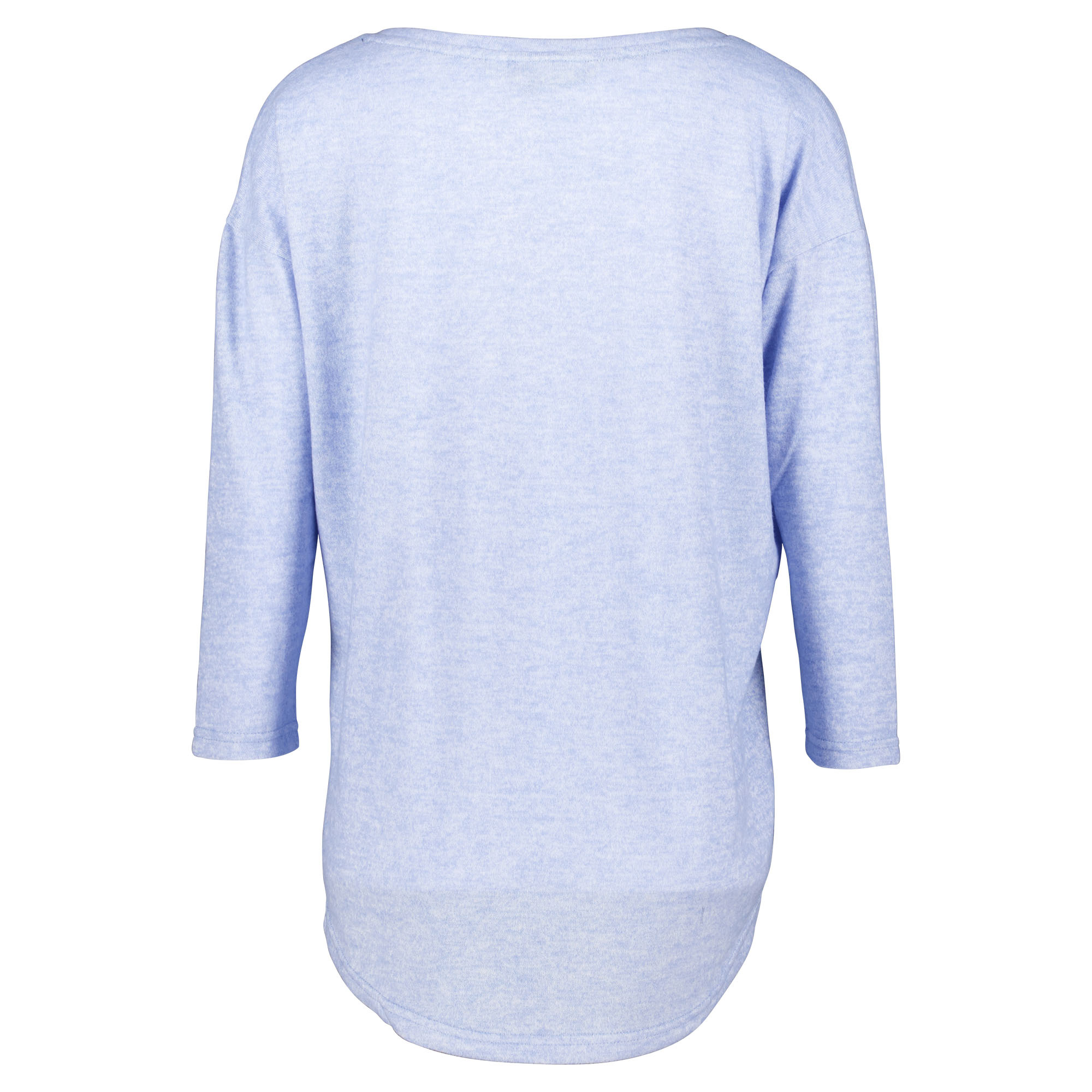 Weibliches Model mit CAMPS BAY Shirt in Soft Blue Marl