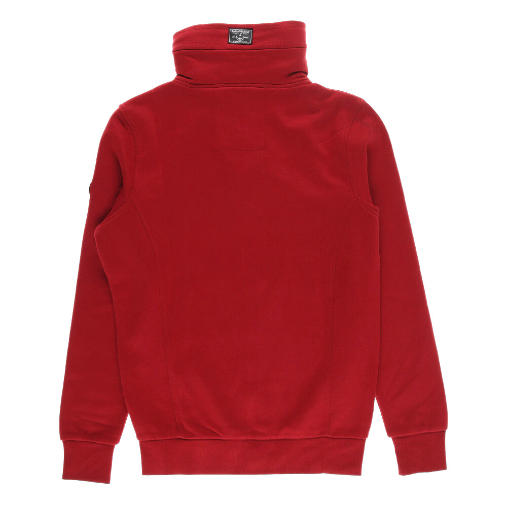 Männliches Model mit CAMPS BAY Sweatjacke in Sun Dried Tomato