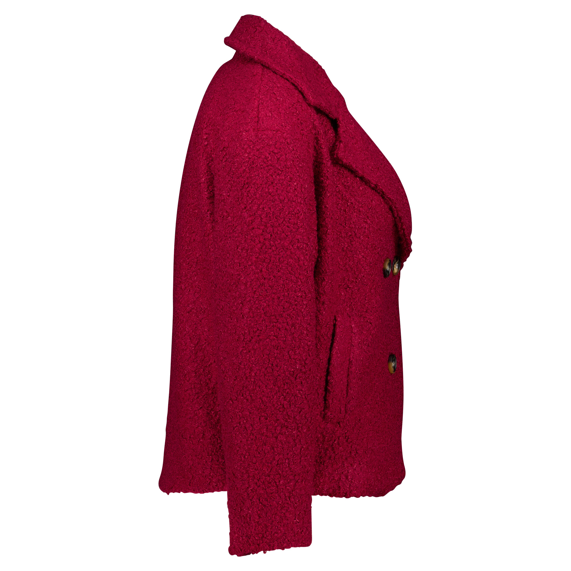 Weibliches Model mit Küstenzauber Teddy-Jacke 