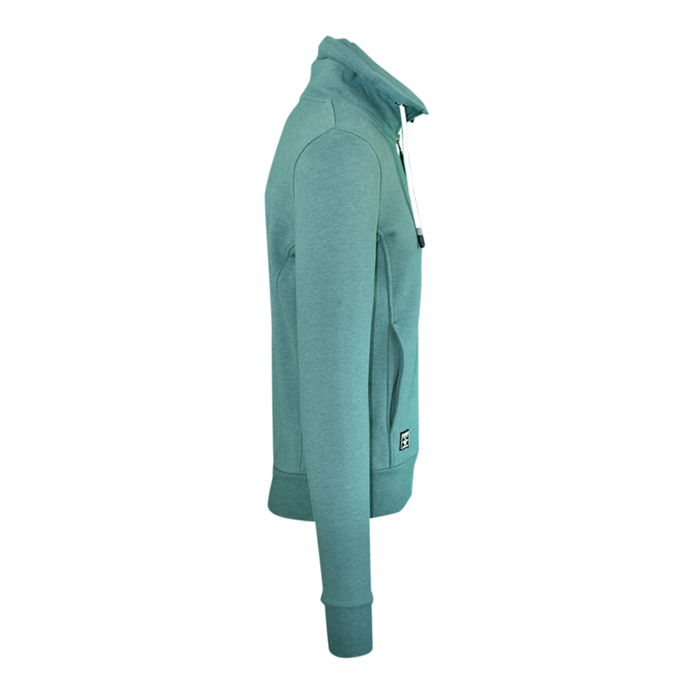 Männliches Model mit CAMPS BAY Sweatjacke in North Atlantic Melange