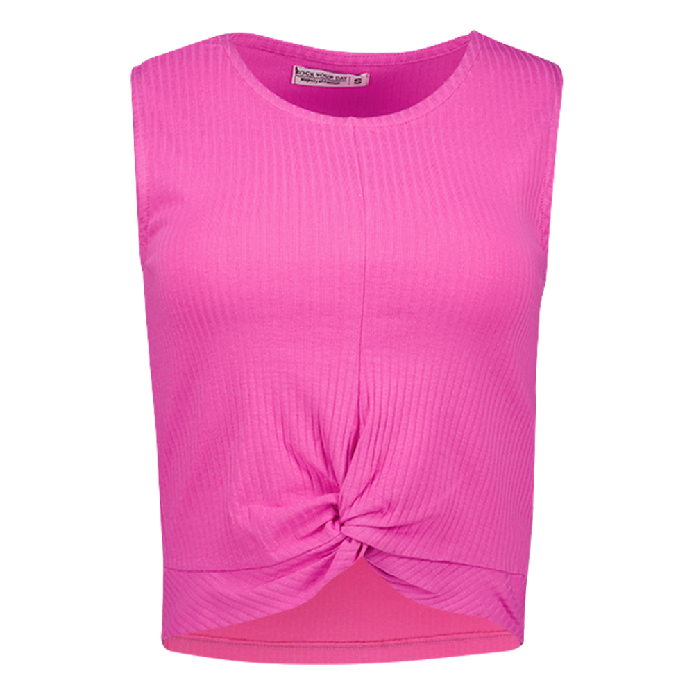 Weibliches Model mit Rock Your Day Top in Summer Pink