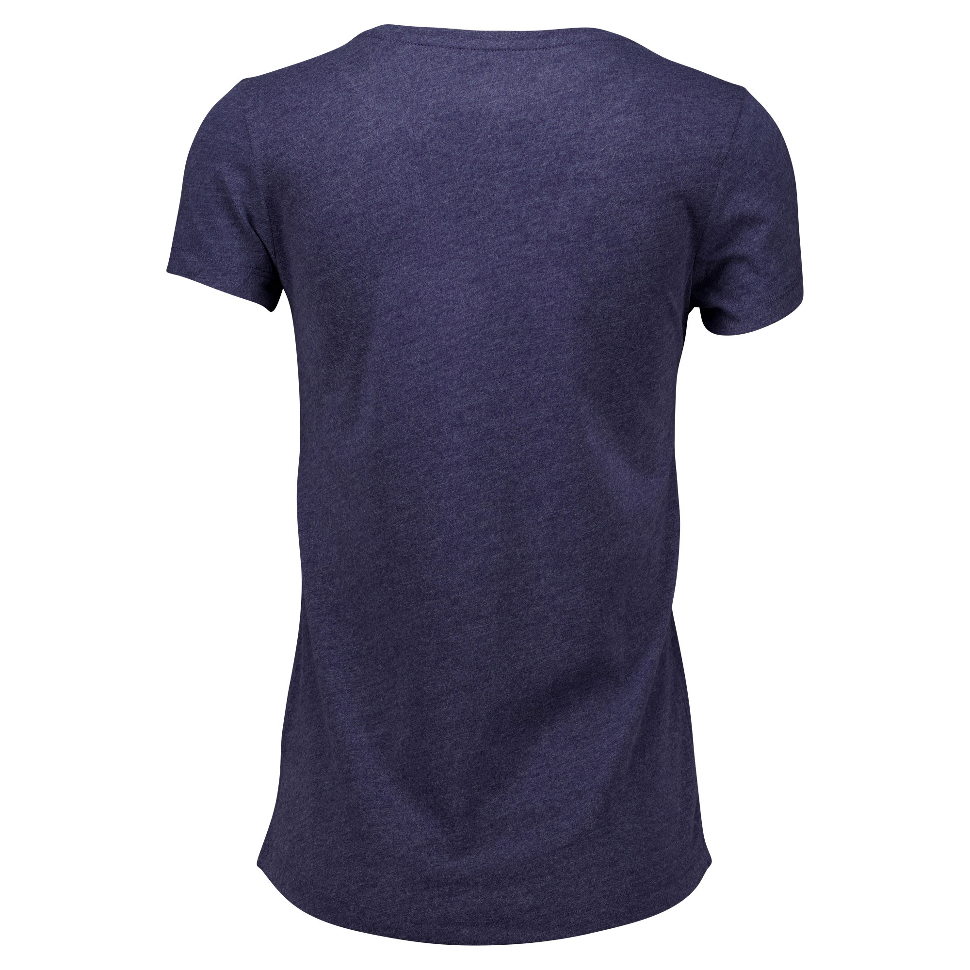 Weibliches Model mit Rock You Day T-Shirt in Maritime Blue Melange