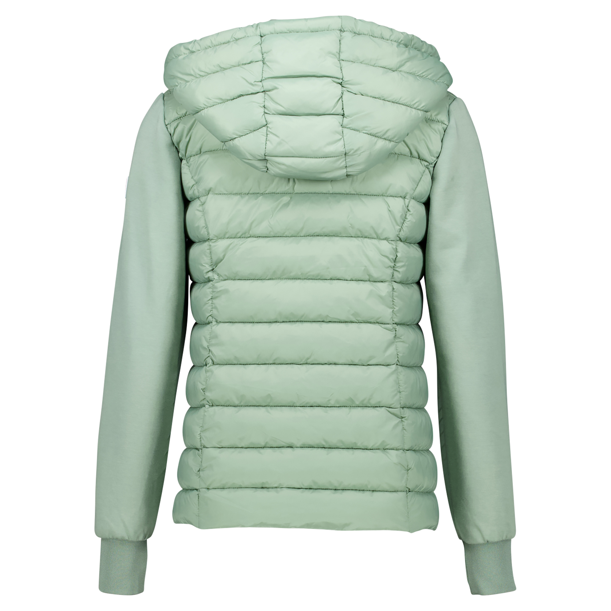 Weibliches Model mit CAMPS BAY Steppjacke in Hedge Green