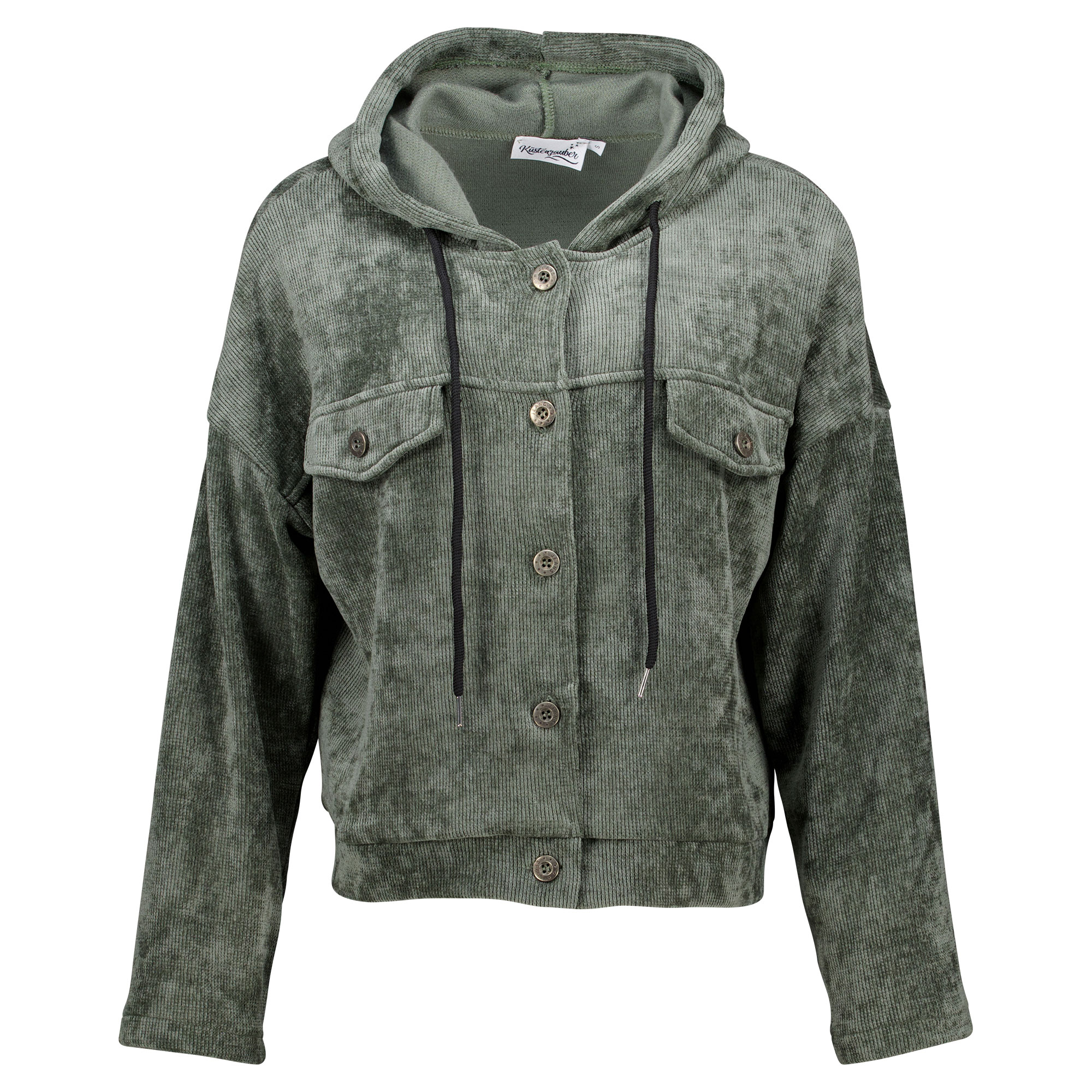Weibliches Model mit Küstenzauber Jacke 