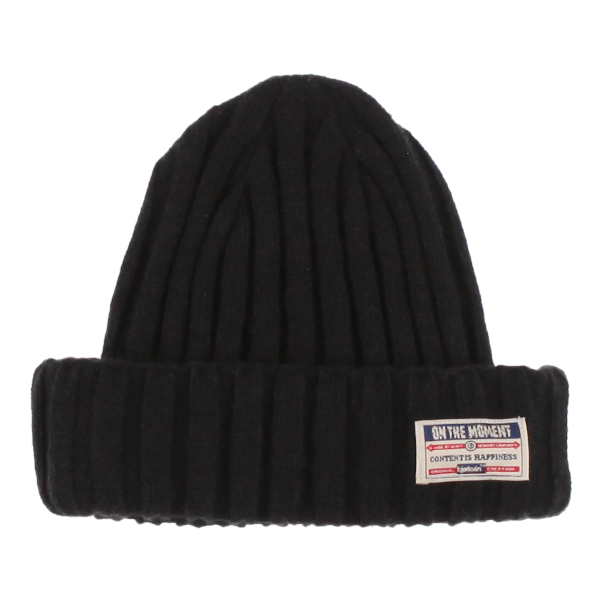 Männliches Model mit Björkvin Mütze in Schwarz