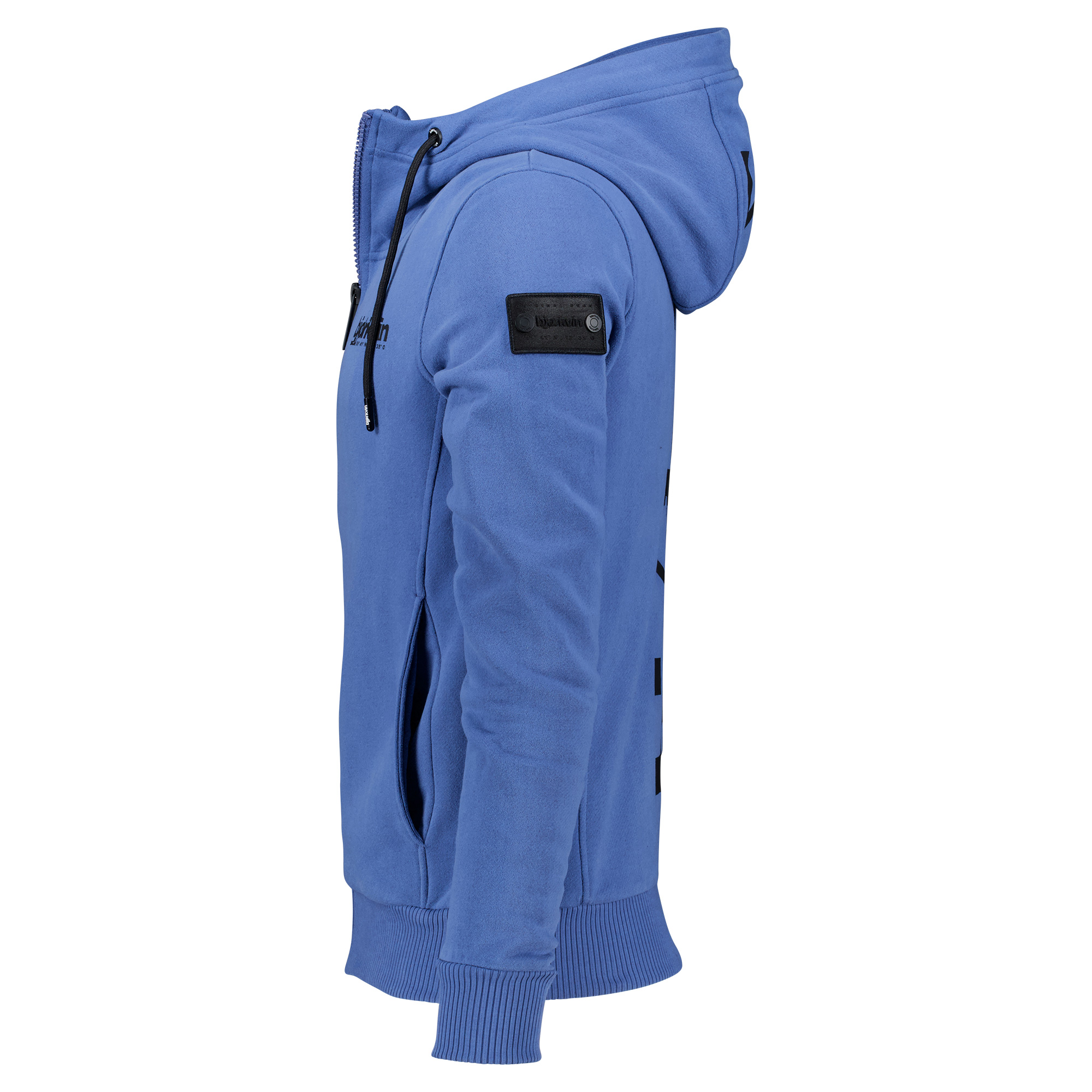 Männliches Model mit Björkvin Sweatjacke in Dutch Blue