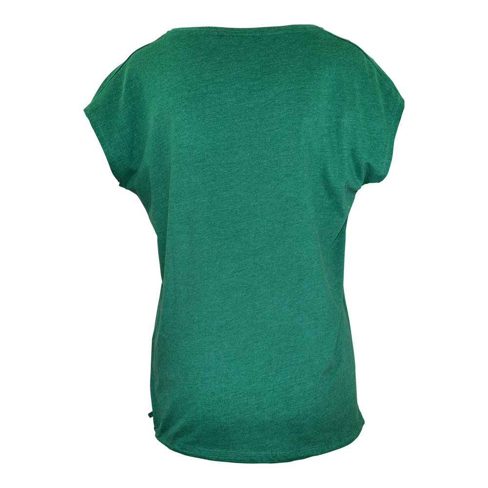 Weibliches Model mit CAMPS BAY T-Shirt in Evergreen Melange