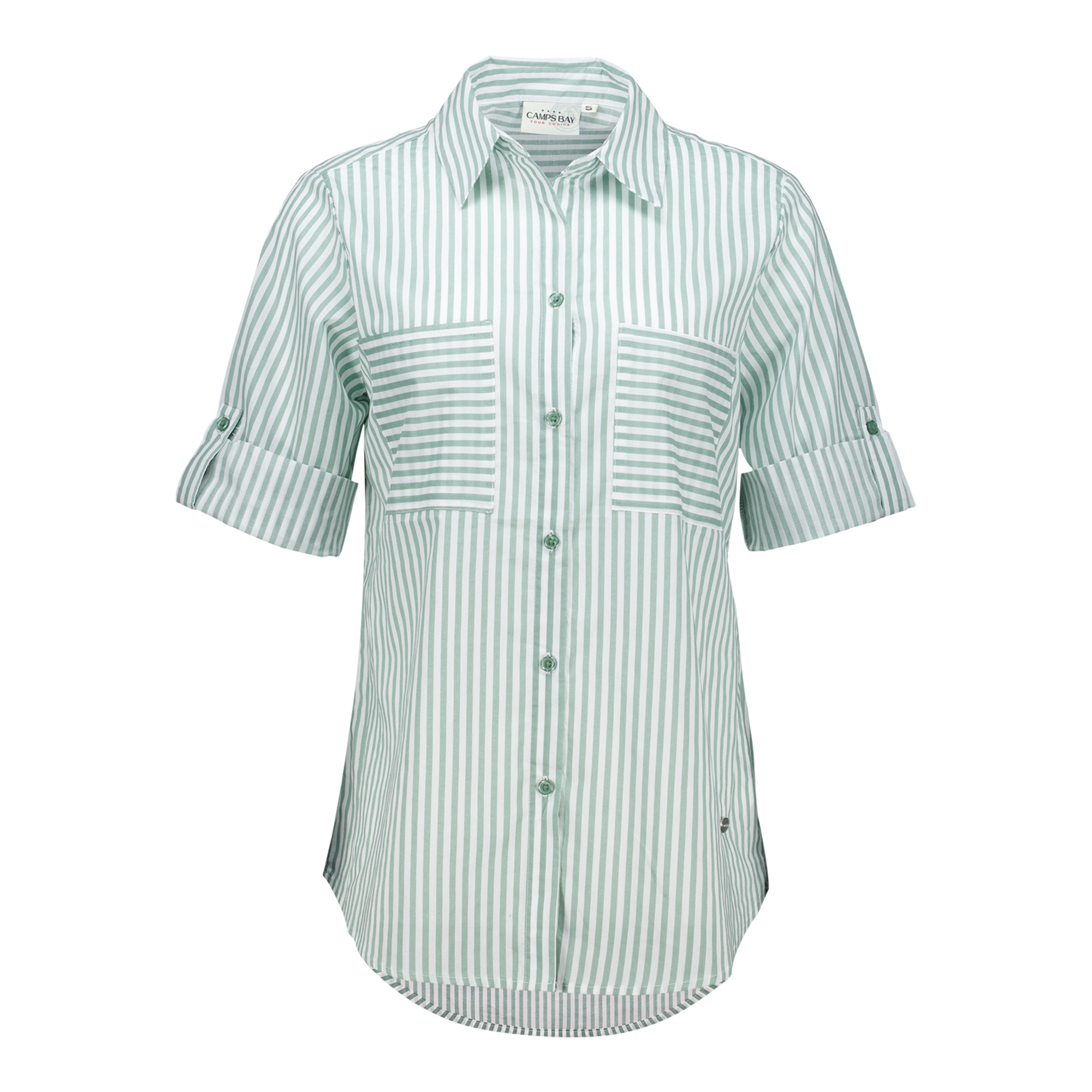 Weibliches Model mit CAMPS BAY Bluse 