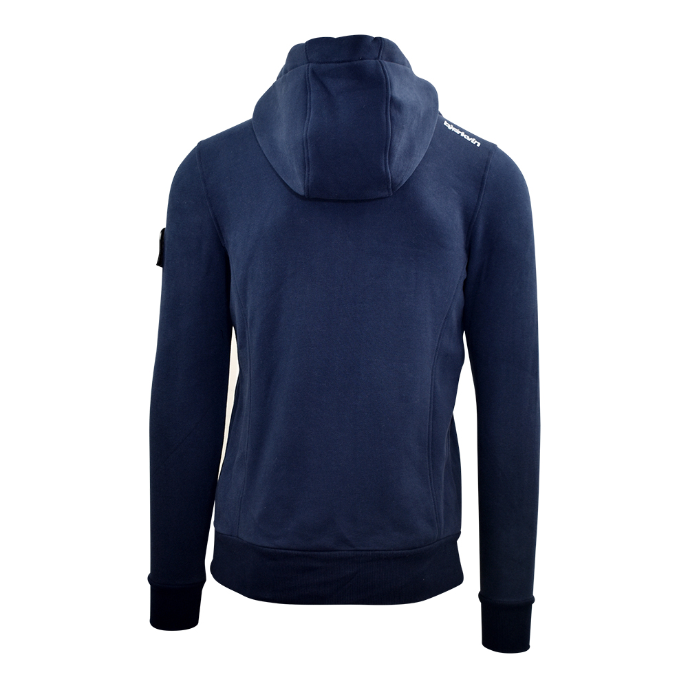 Männliches Model mit Björkvin Sweatjacke in Night Sky