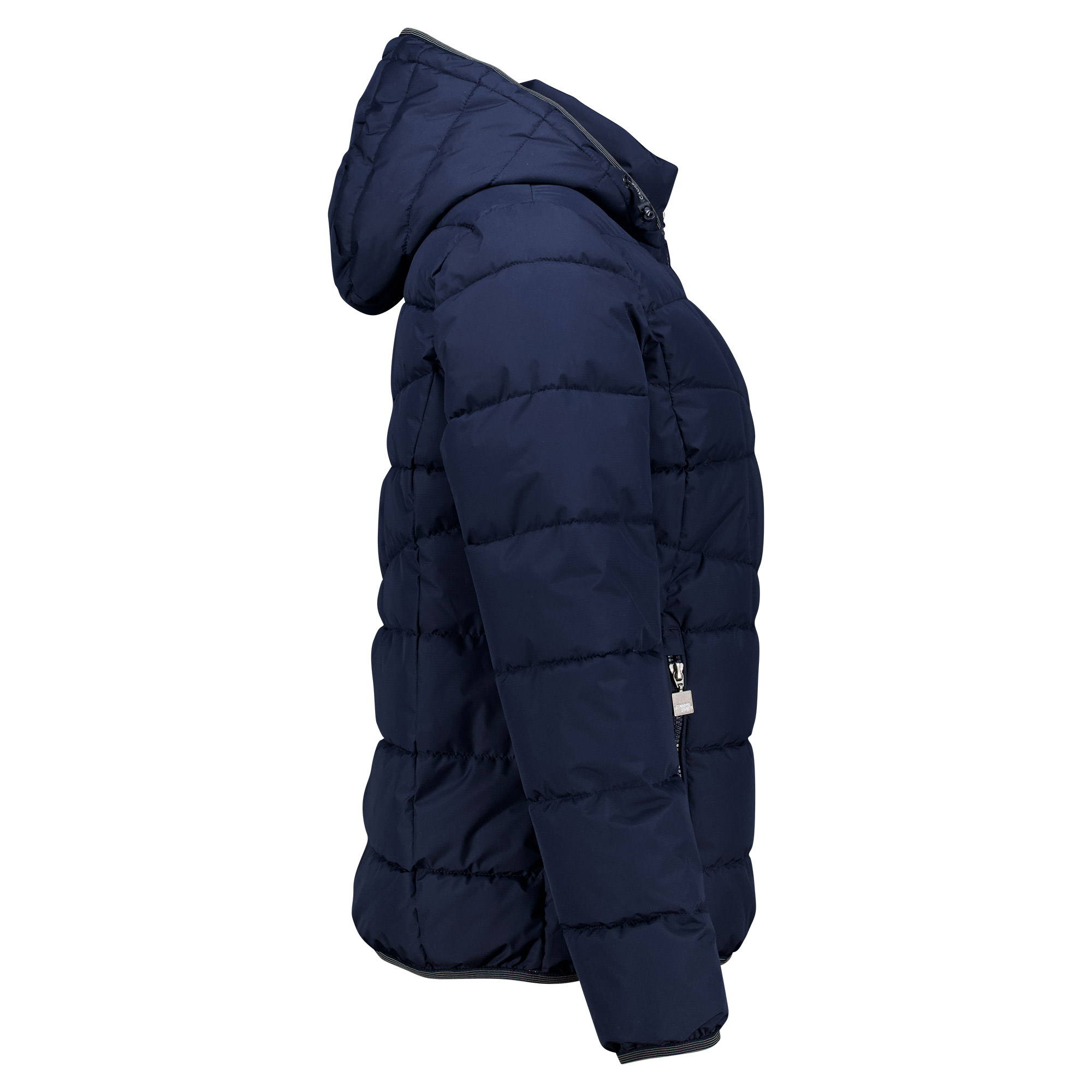 Weibliches Model mit CAMPS BAY Jacke in Dark Sapphire