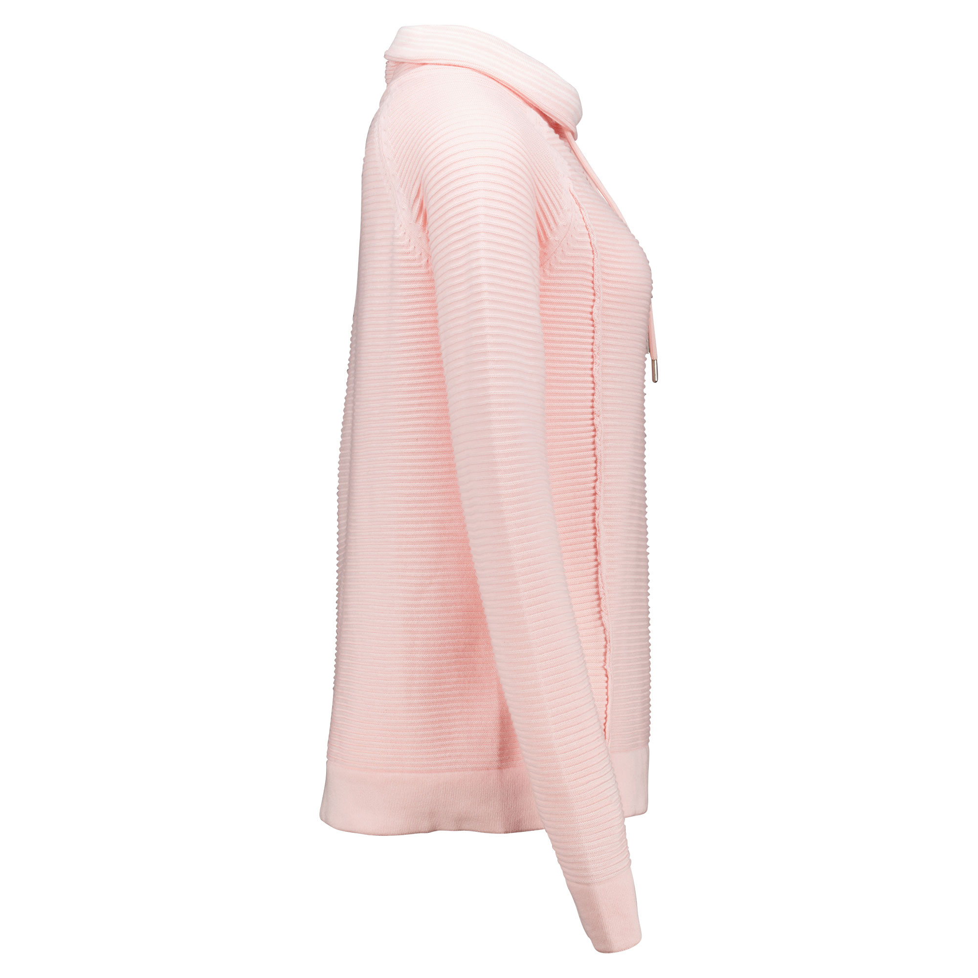 Weibliches Model mit CAMPS BAY Strickpullover in Rosequartz