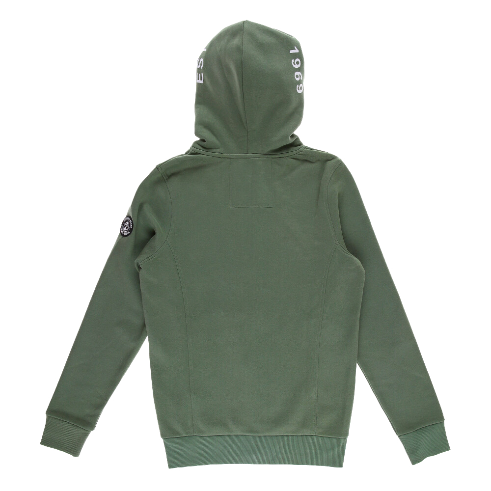 Männliches Model mit CAMPS BAY Sweatjacke in Sea Spray