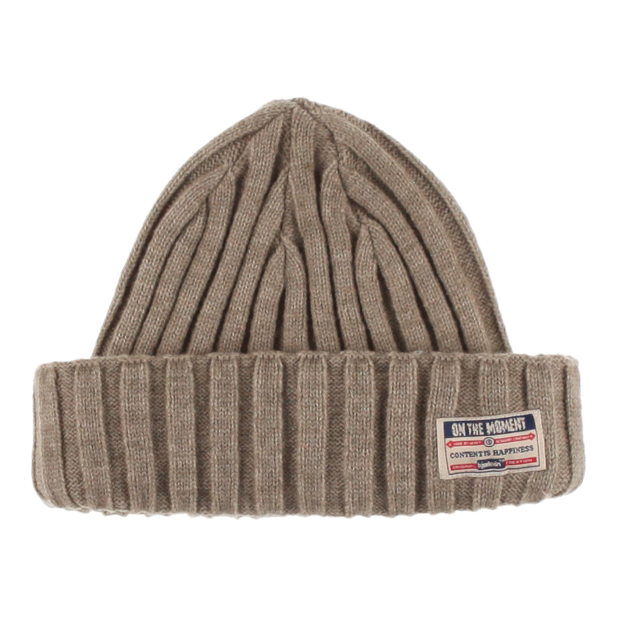 Männliches Model mit Björkvin Mütze in Taupe