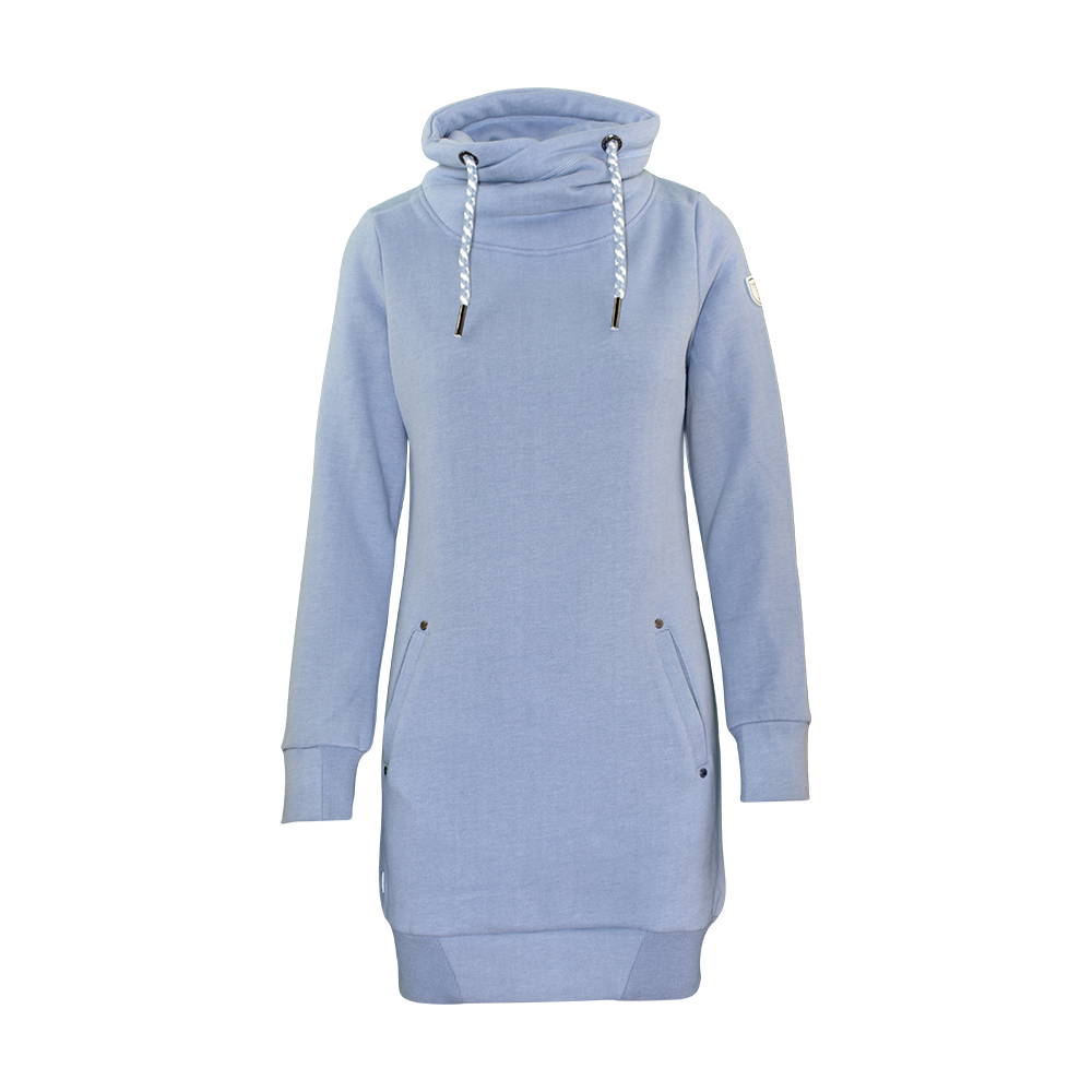 Weibliches Model mit CAMPS BAY Sweatkleid in Infinity Melange