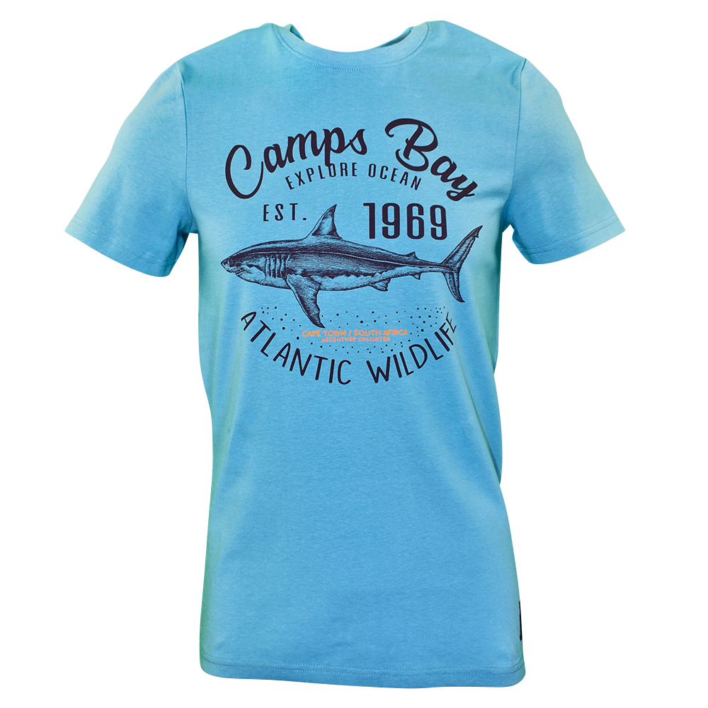 Männliches Model mit CAMPS BAY T-Shirt in Niagara