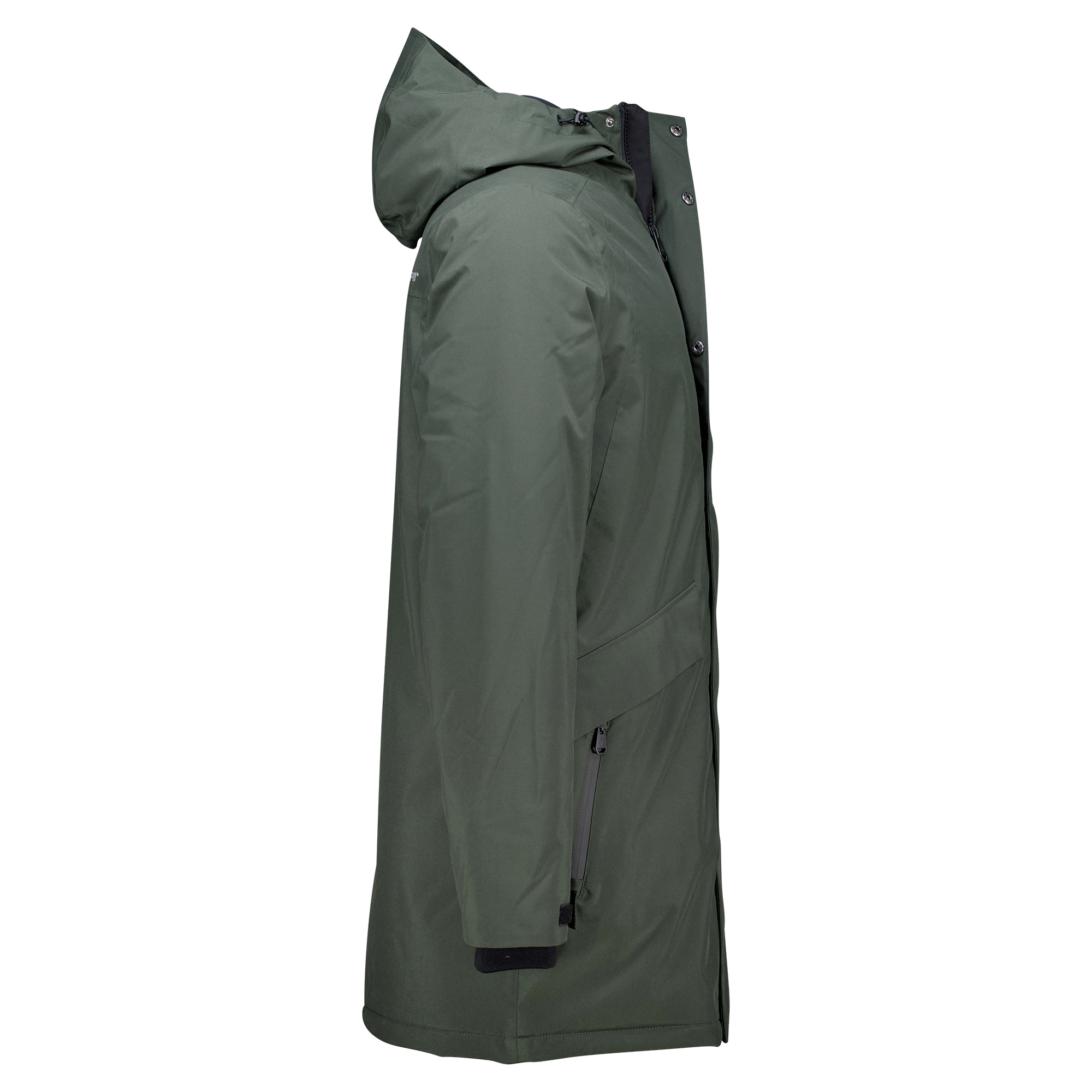 Männliches Model mit CAMPS BAY Langjacke in Forst Green