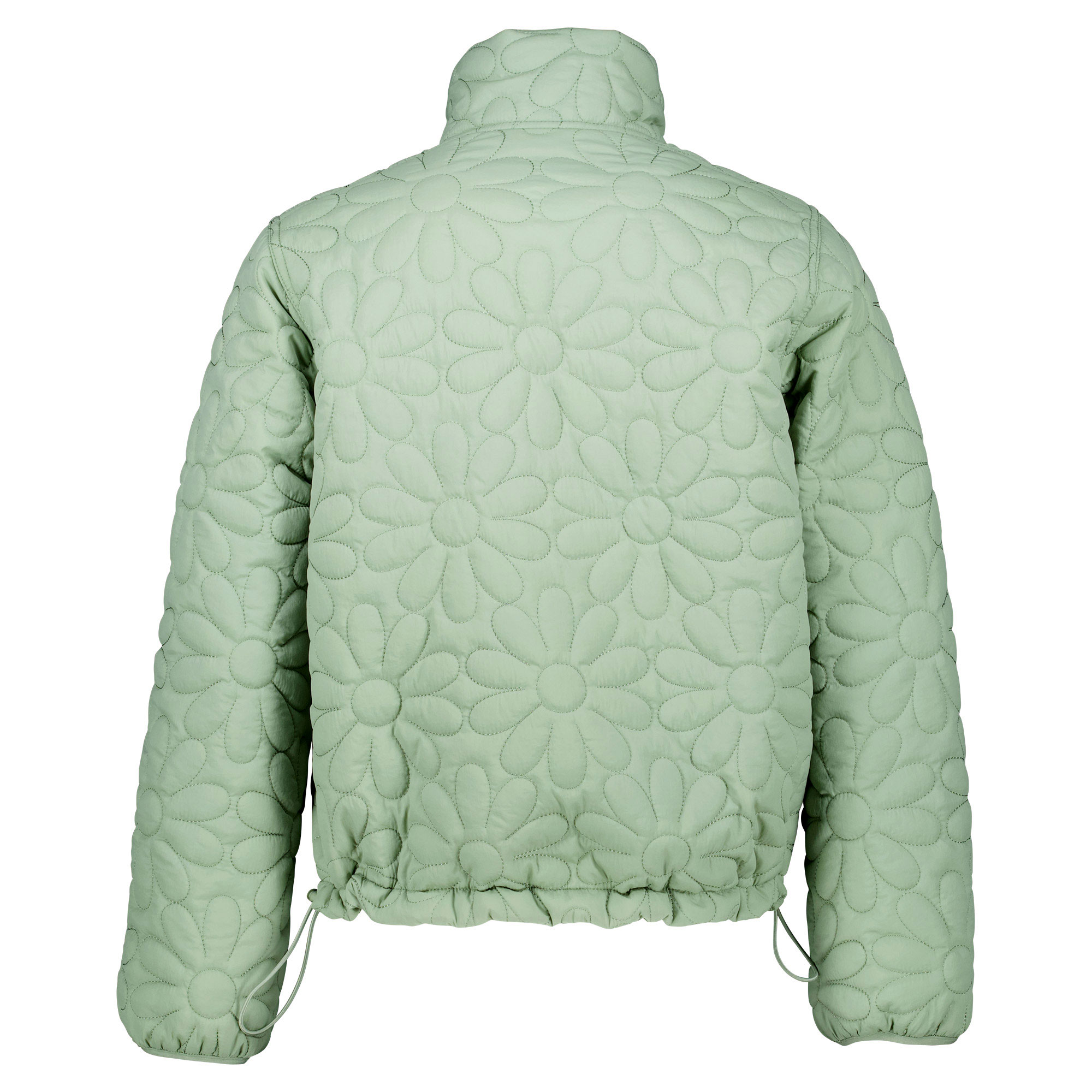 Weibliches Model mit Rock Your Day Jacke in Soft Sage