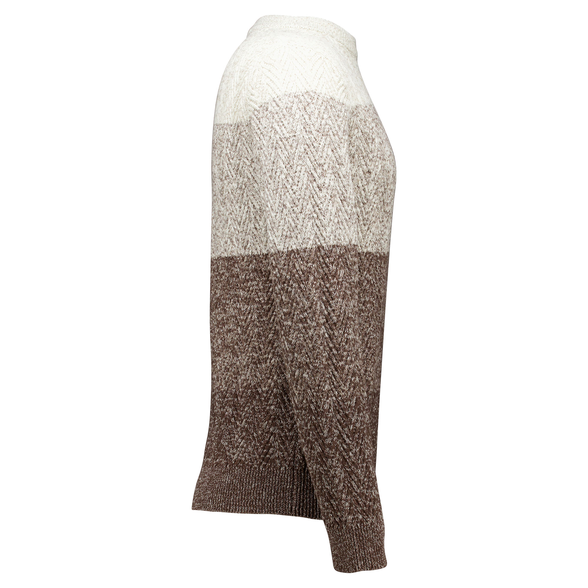 Männliches Model mit CAMPS BAY Strickpullover in Beige
