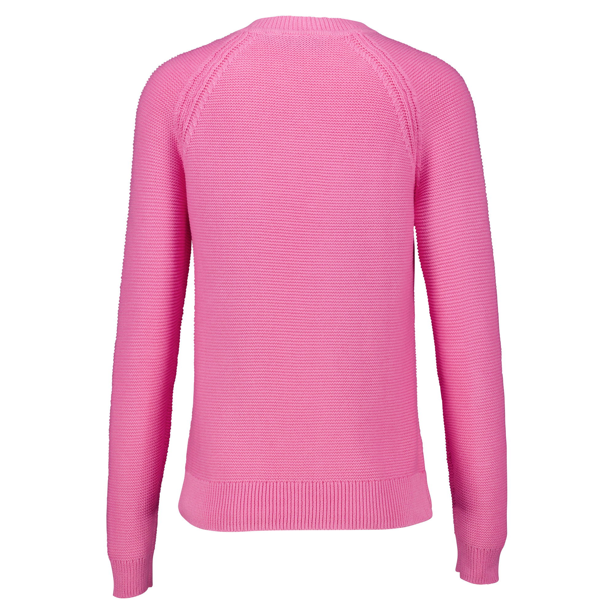 Weibliches Model mit CAMPS BAY Pullover in Pink