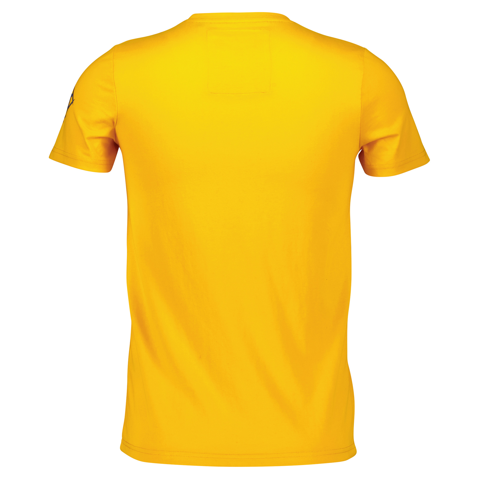 Männliches Model mit Björkvin T-Shirt in Radiant Yellow