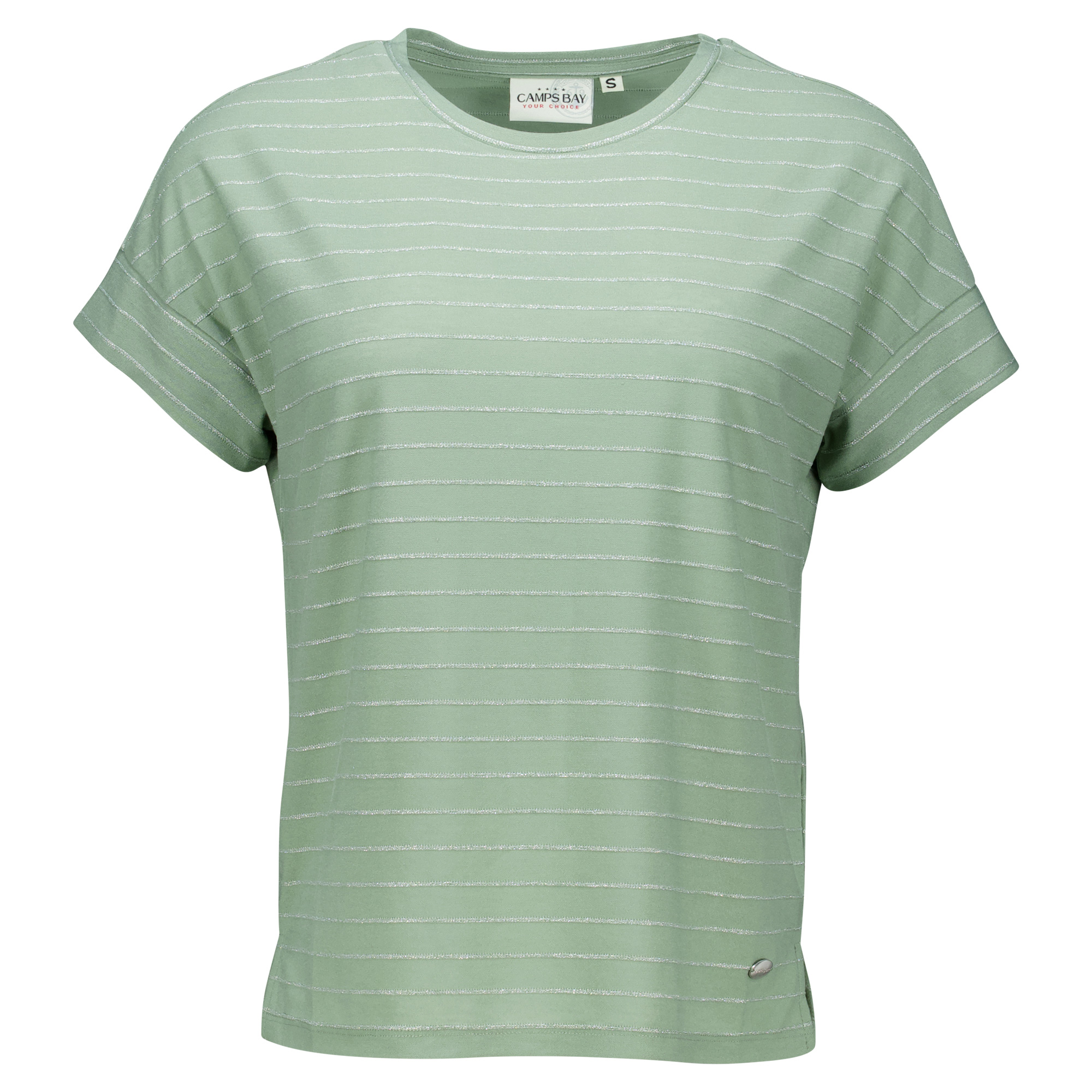 Weibliches Model mit CAMPS BAY T-Shirt 