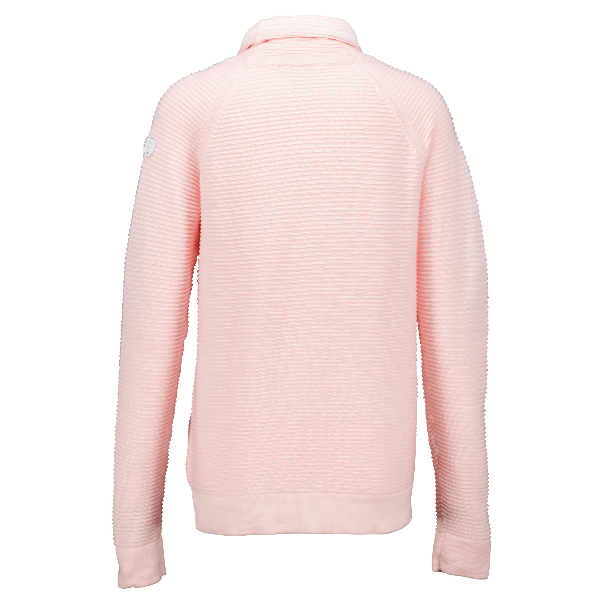 Weibliches Model mit CAMPS BAY Strickpullover in Rosequartz