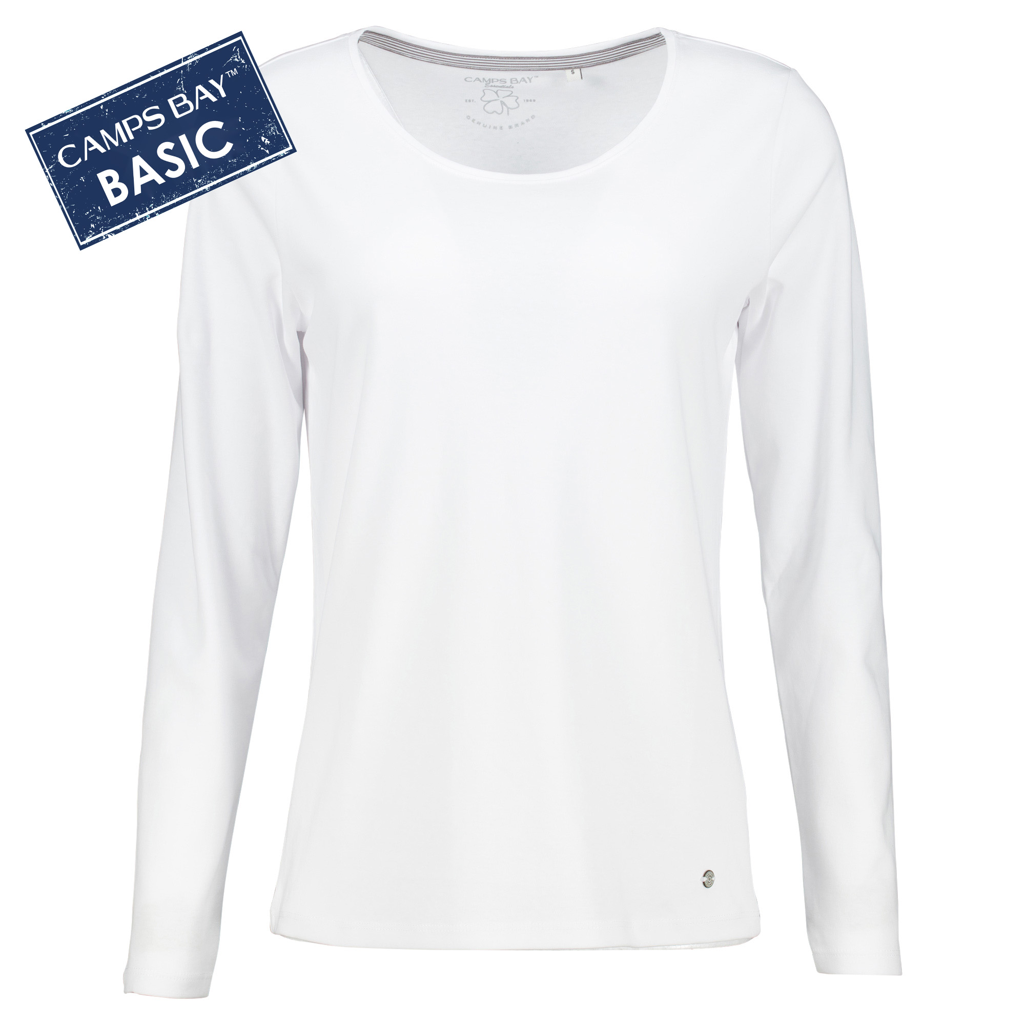 Weibliches Model mit CAMPS BAY Langarmshirt 