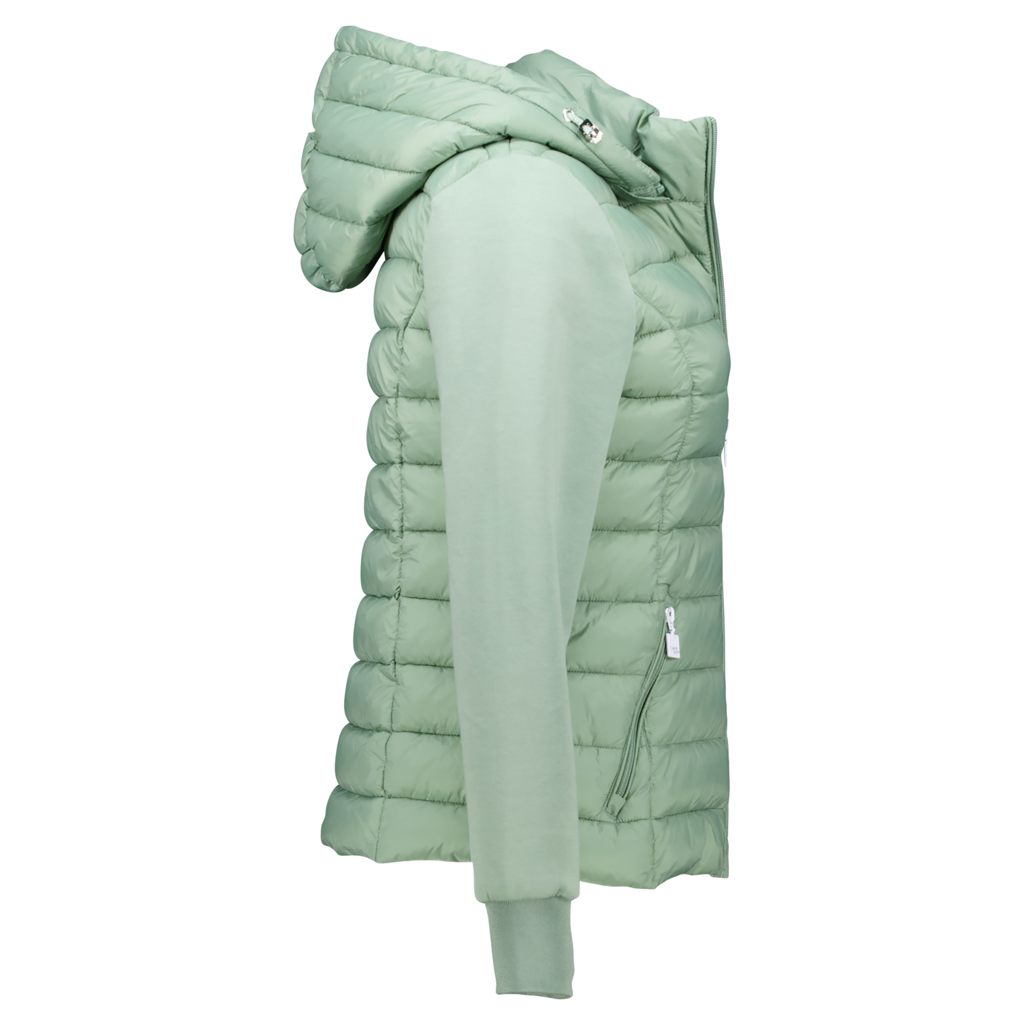 Weibliches Model mit CAMPS BAY Steppjacke in Hedge Green
