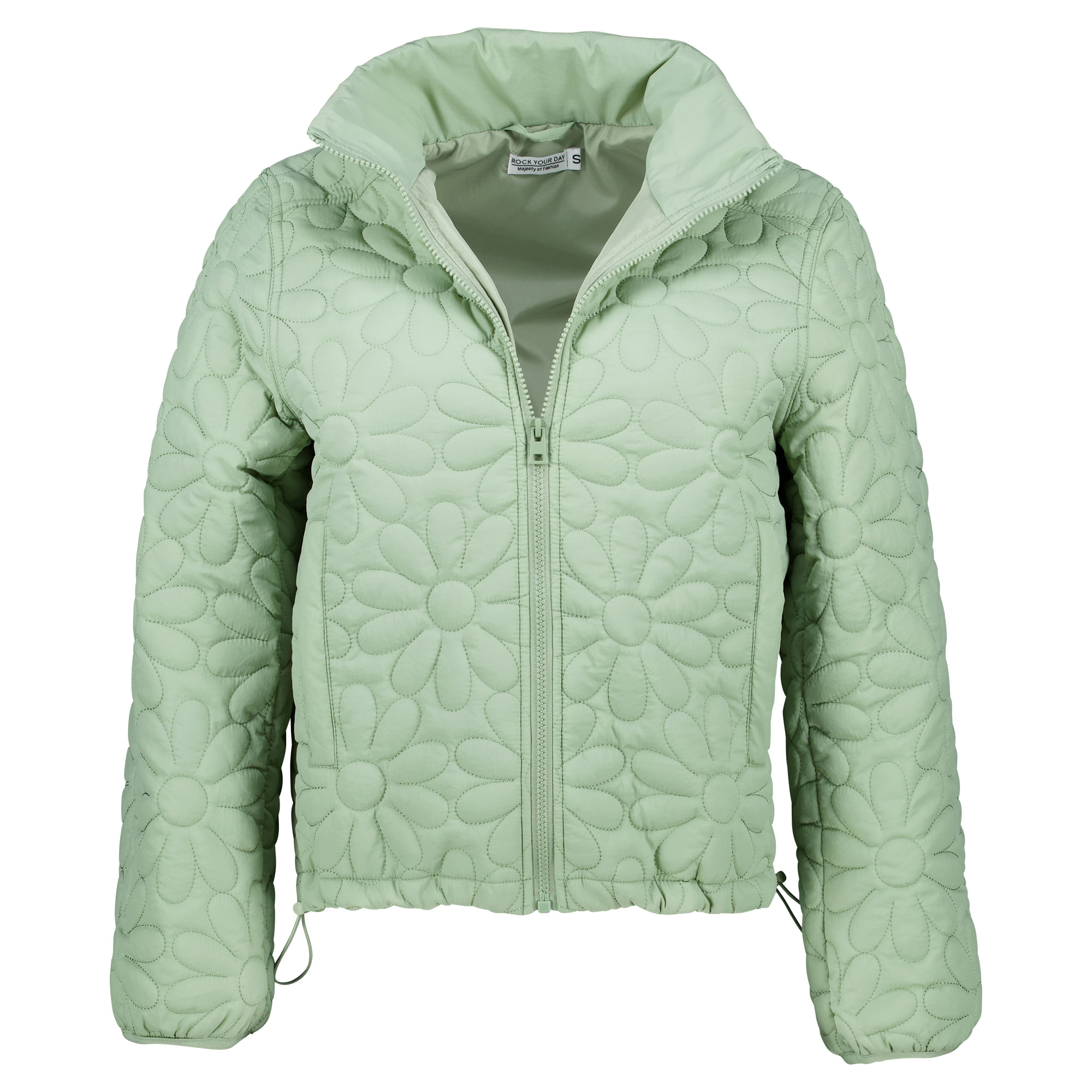 Weibliches Model mit Rock Your Day Jacke 