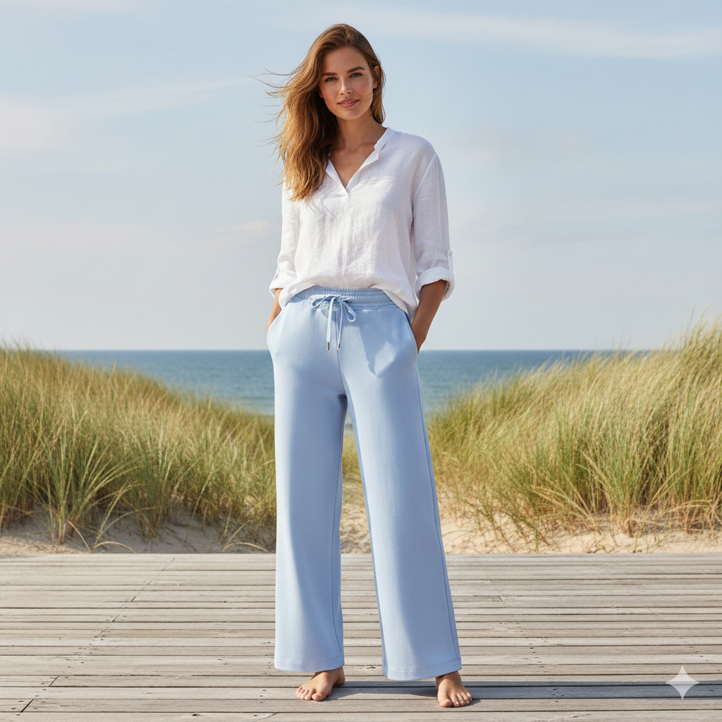 Weibliches Model mit CAMPS BAY Hose in Windsurfer