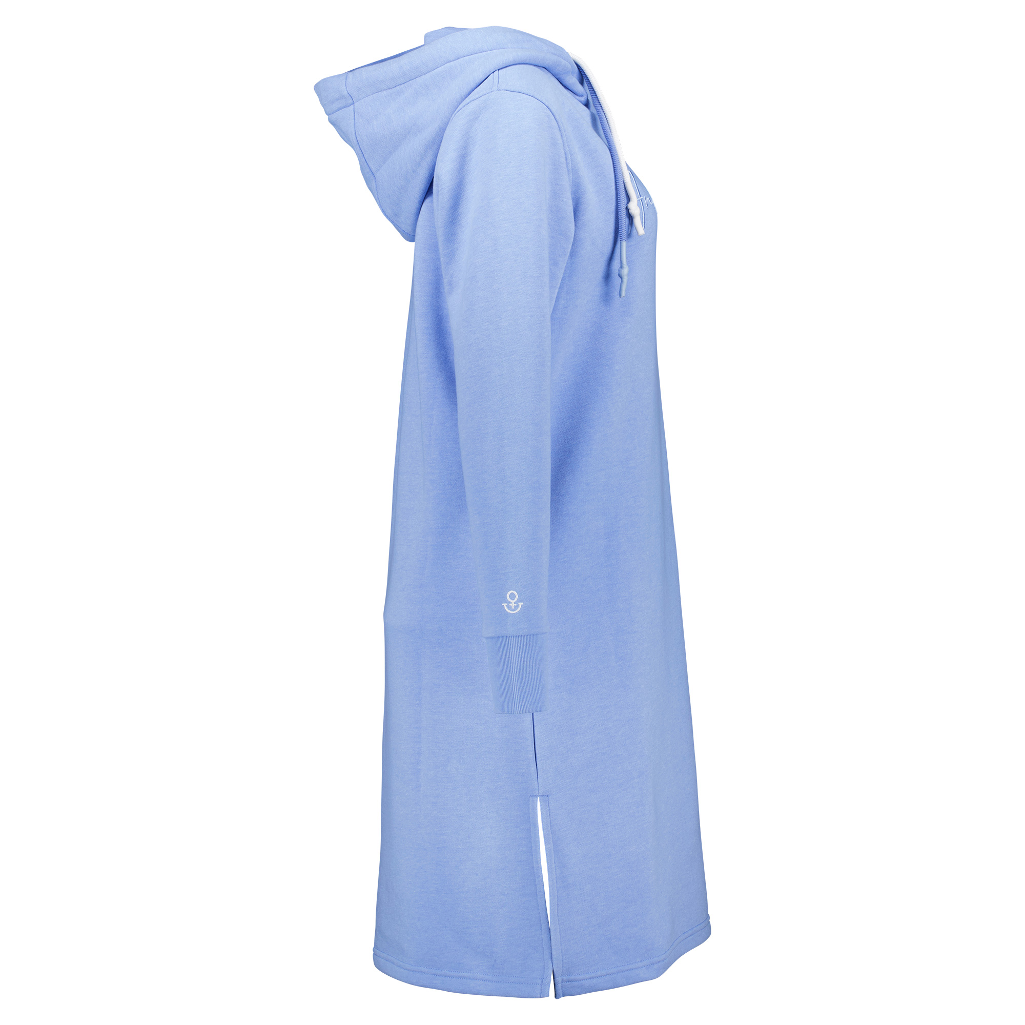 Weibliches Model mit ANKERBRAUT Sweatkleid in Provence