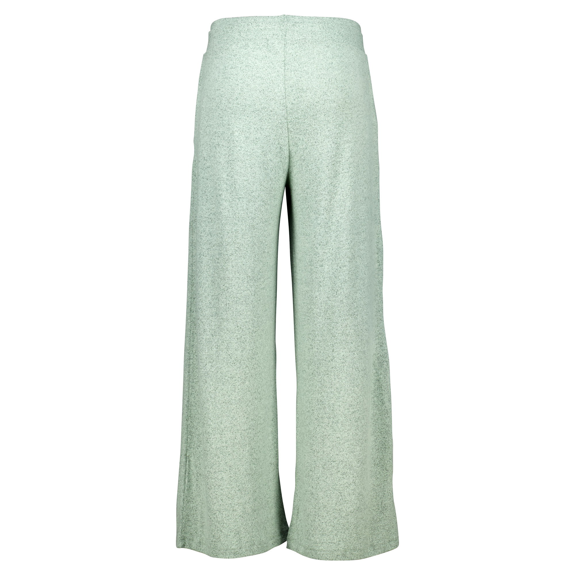 Weibliches Model mit CAMPS BAY Pants in Mineral Green Melange