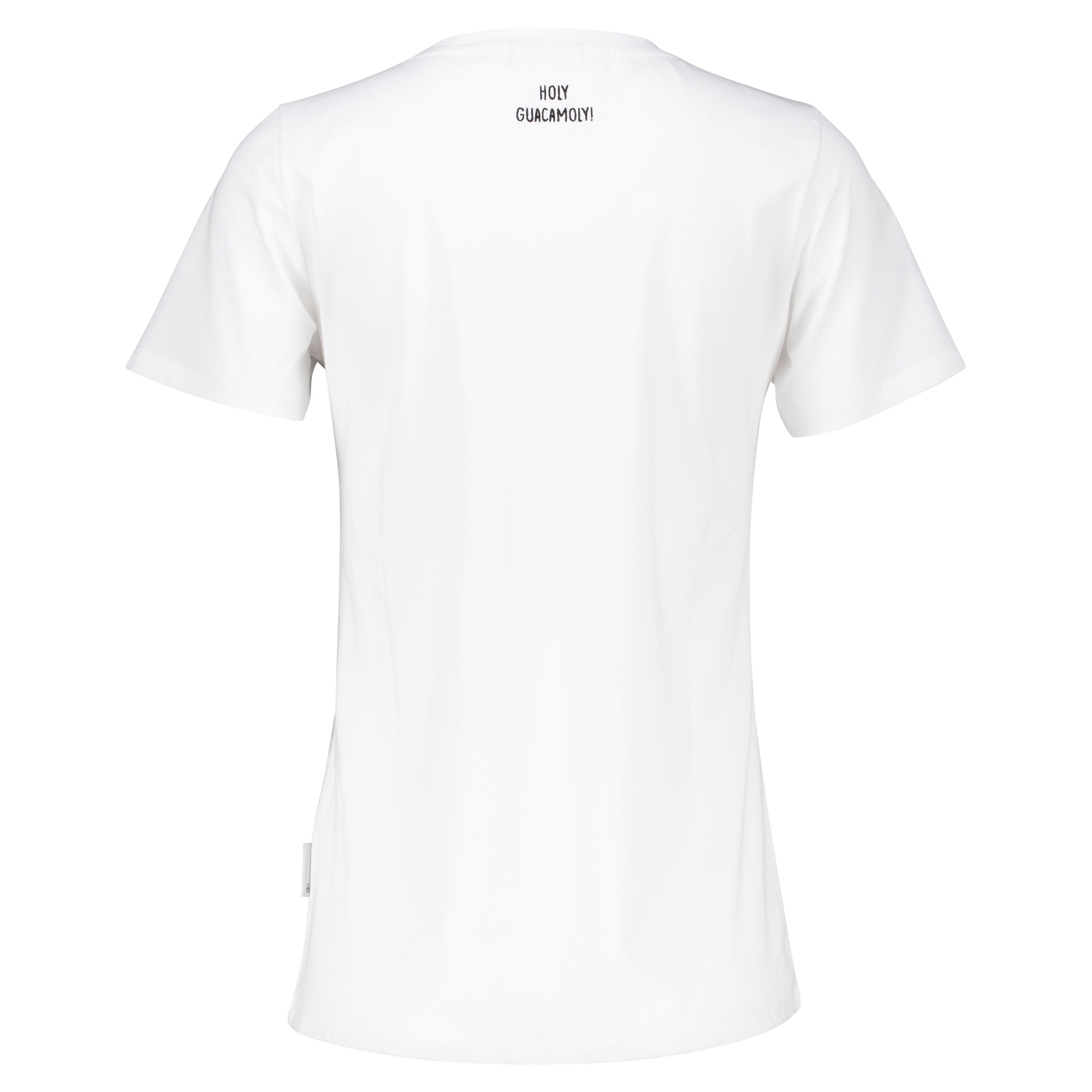 Weibliches Model mit ANKERBRAUT T-Shirt in Weiß