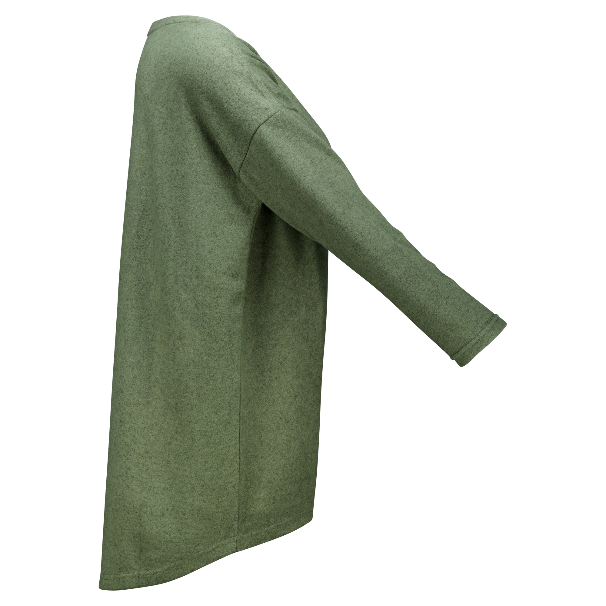 Weibliches Model mit CAMPS BAY Shirt in Khaki Marl