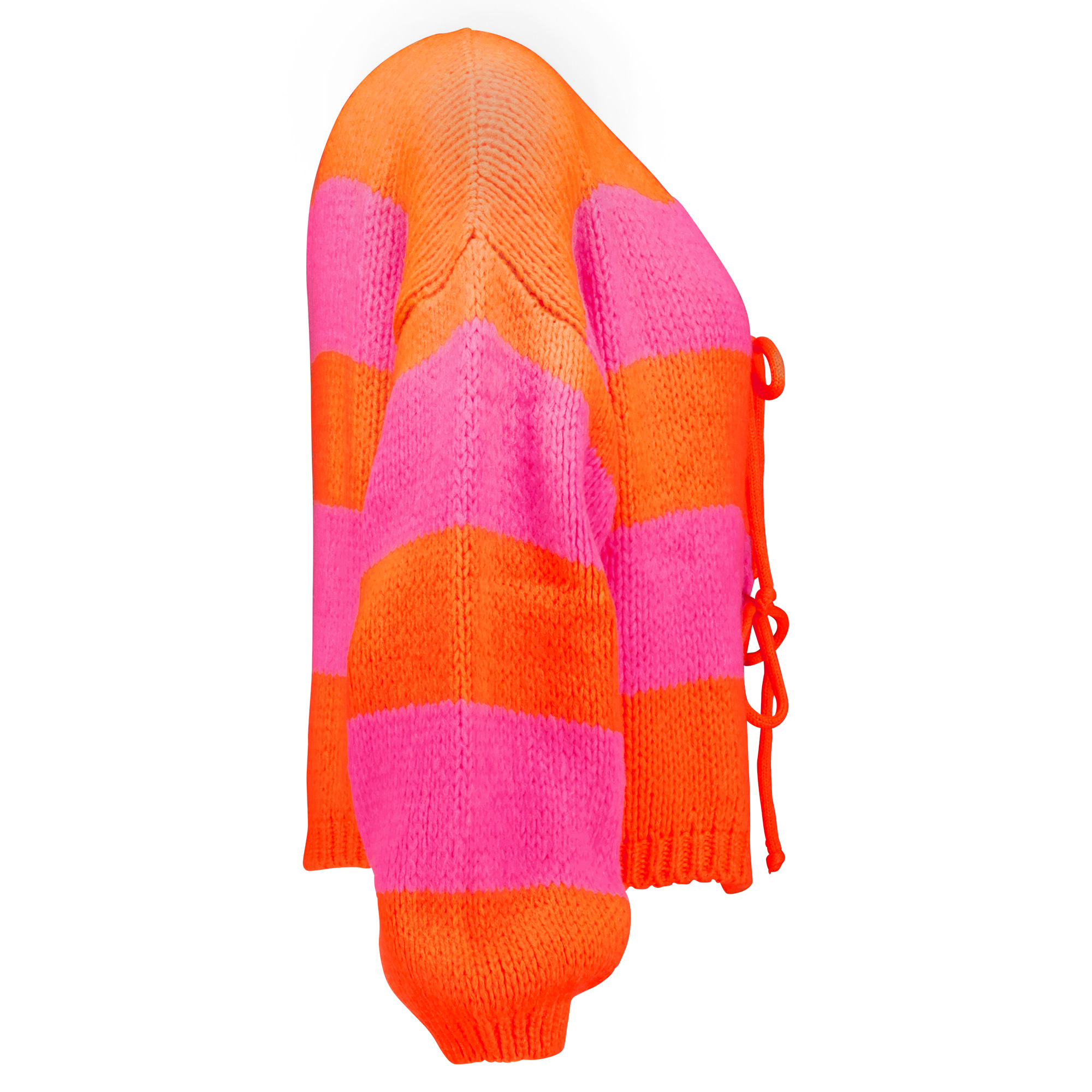 Weibliches Model mit Rock Your Day Kuschelstrickjacke 